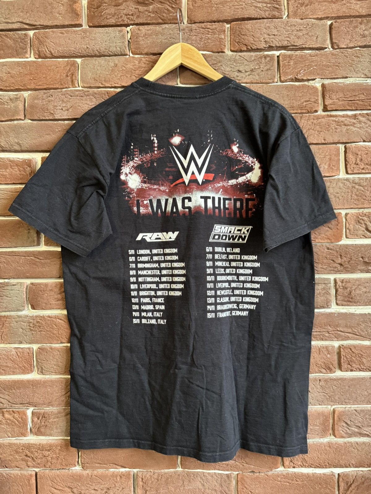 Vintage Vintage 00s Jeff Hardy Raw WWE WWF TSHIRT Hype M Black Size US L / EU 52-54 / 3 - 2 Thumbnail