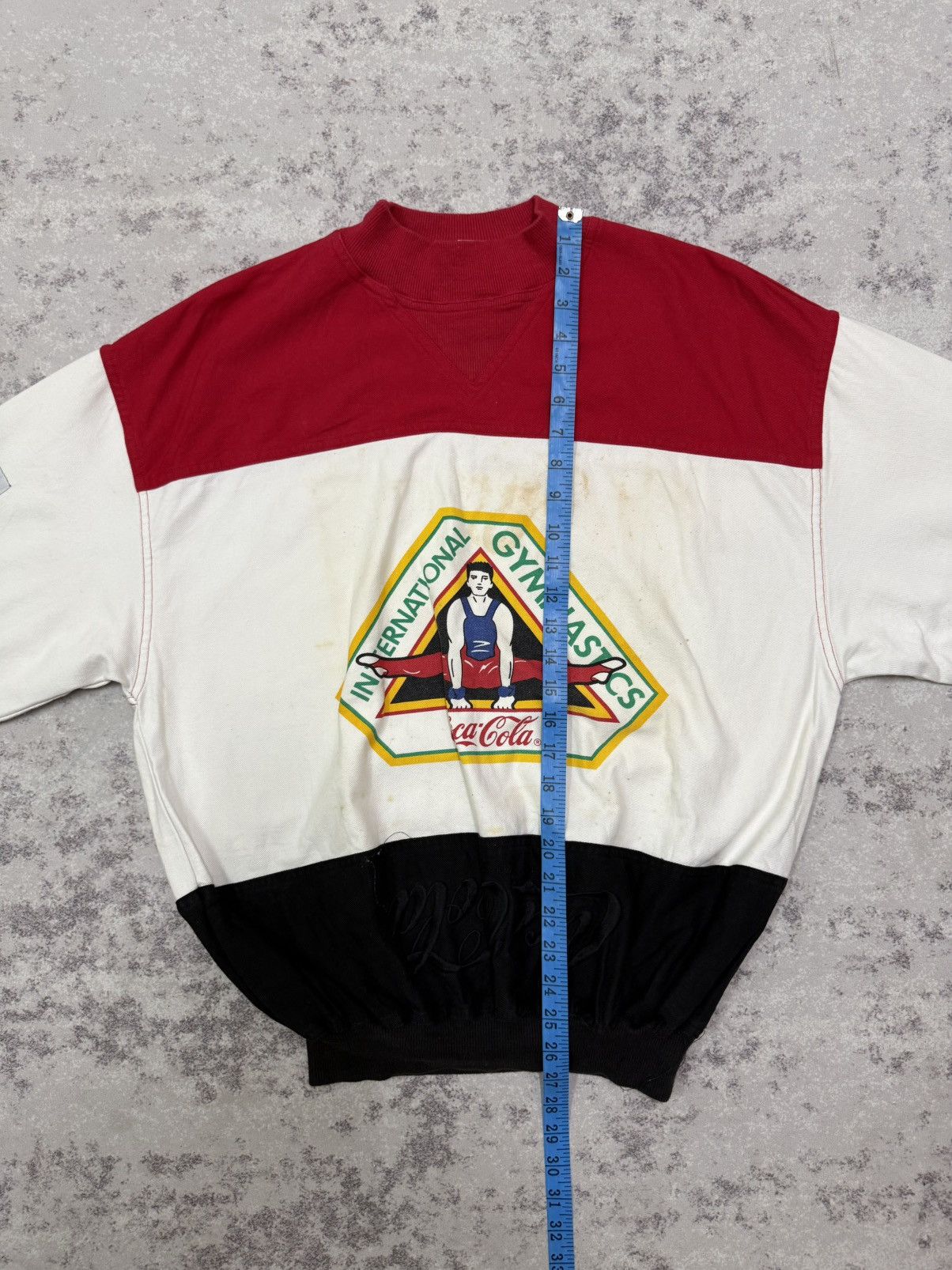 Coca Cola Vintage 80s Coke international Gymnastic Sweatshirt Size US M / EU 48-50 / 2 - 19 Thumbnail