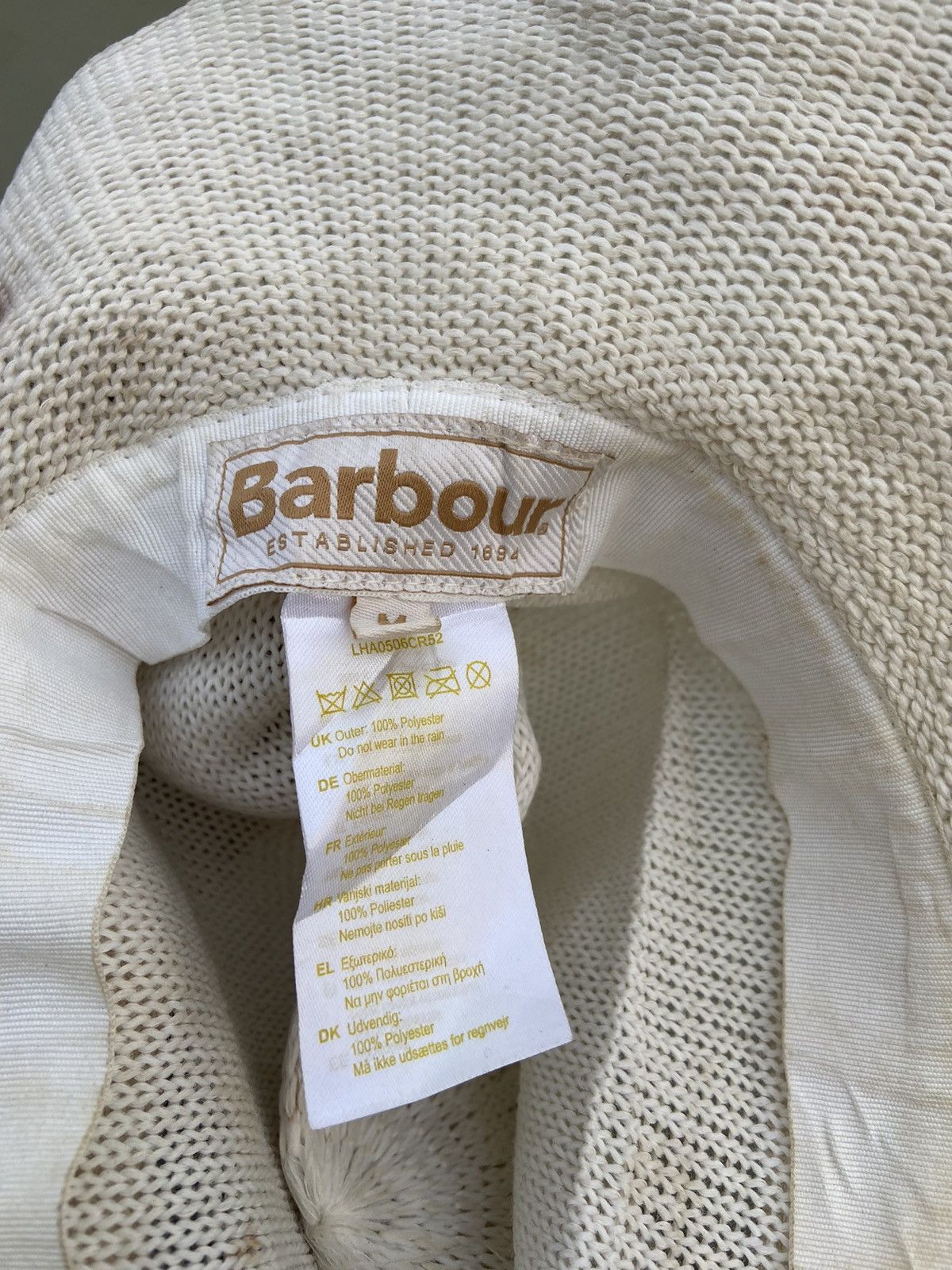 Barbour × Hat Club × Vintage Vtg barbour knite hat women Size ONE SIZE - 4 Thumbnail