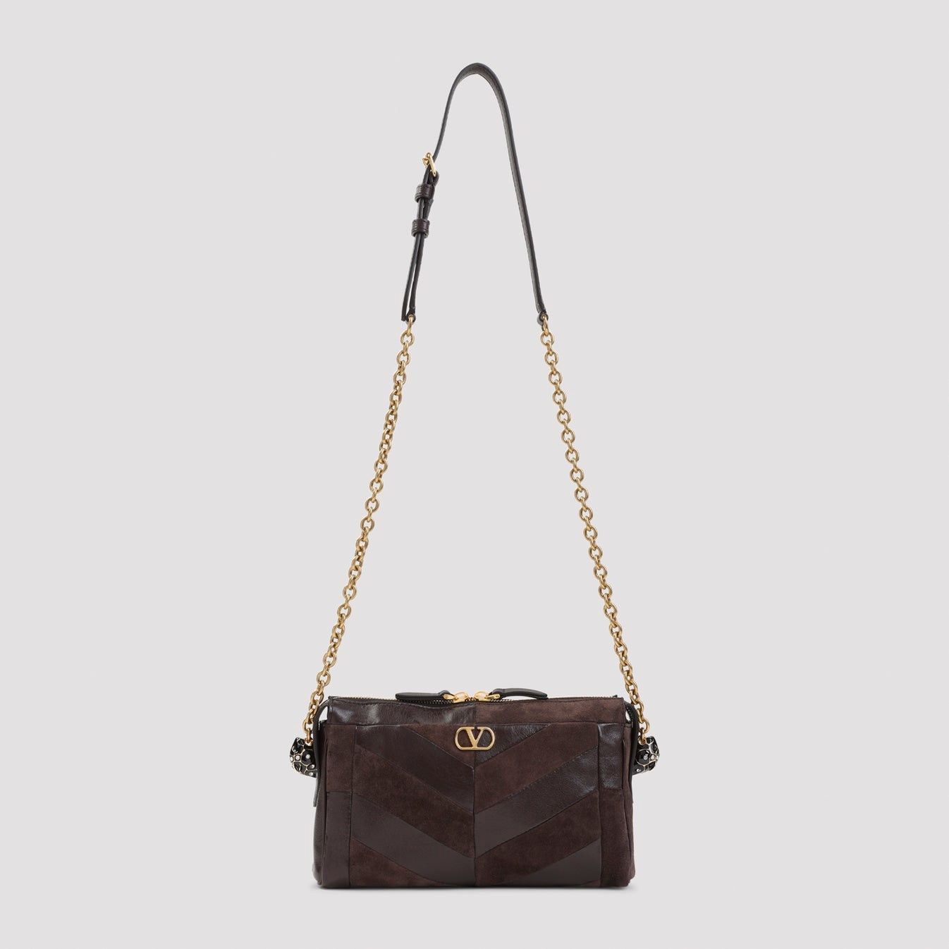Valentino VALENTINO GARAVANI Panthea Small Brown Oak Shoulder Bag New Size ONE SIZE - 1 Thumbnail