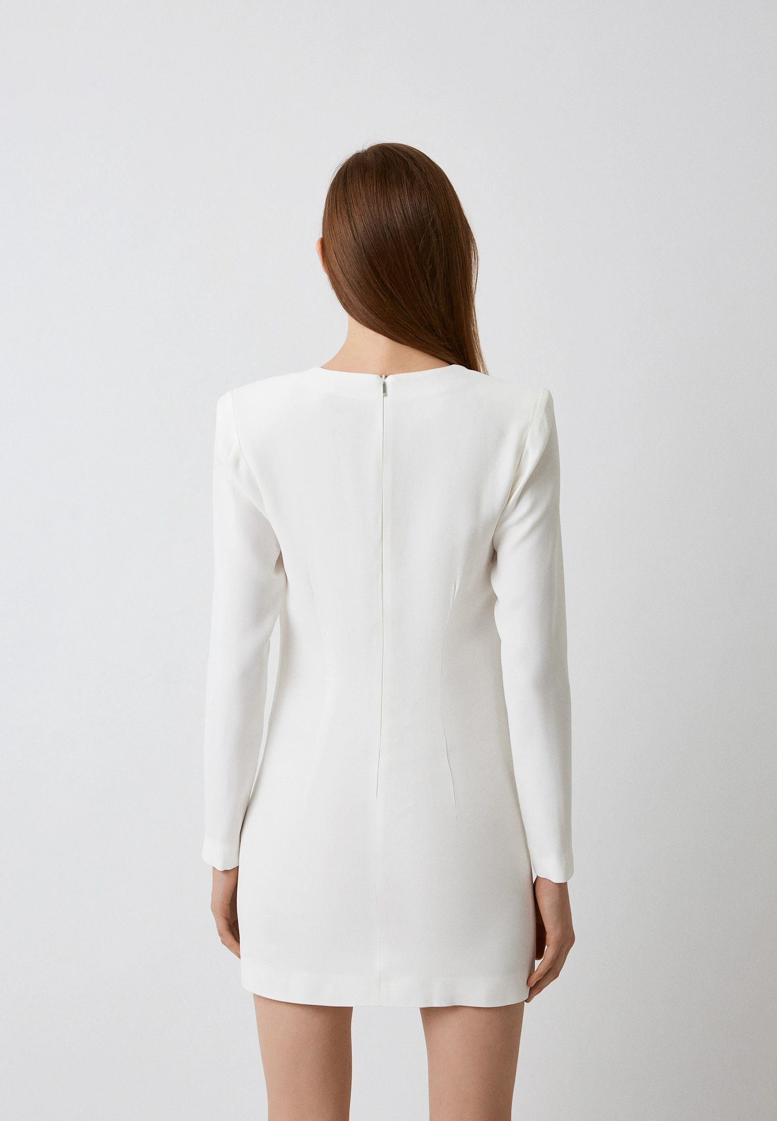 Richmond Denim JOHN RICHMOND White tech fabric dress Size S / US 4 / IT 40 - 3 Thumbnail