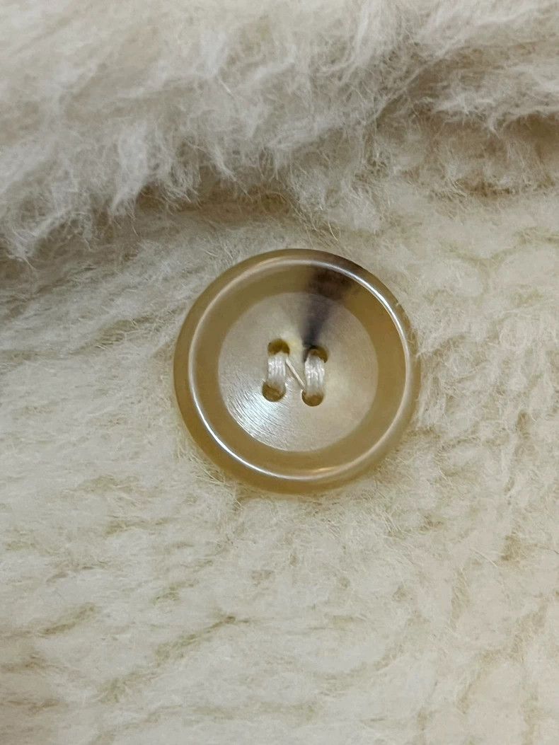 Max Mara Max Mara Fourth Generation Creamy White Teddy Bear Size S / US 4 / IT 40 - 7 Thumbnail
