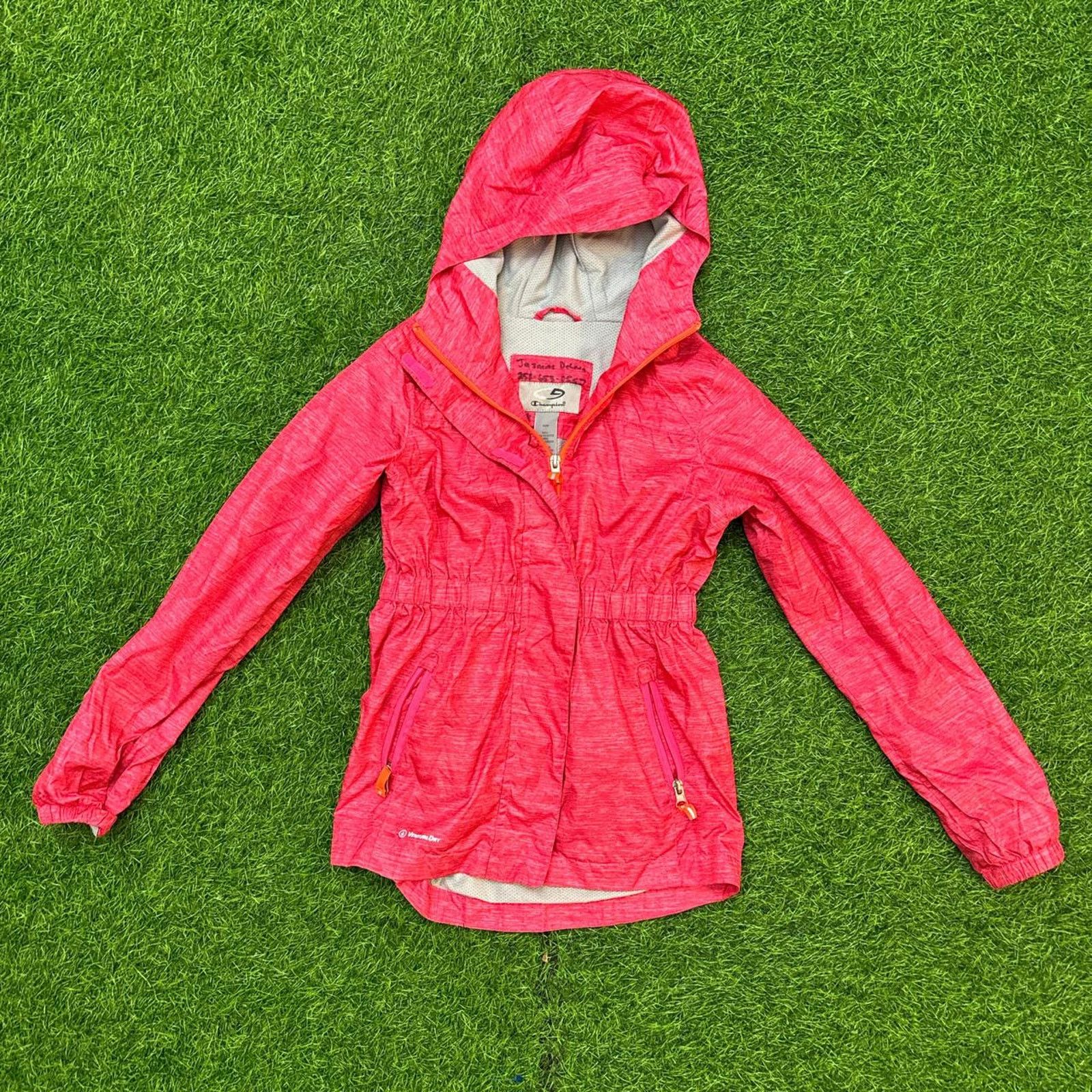 Champion Women's Champion Lightweight Pink Windbreaker Jacket Size M / US 6-8 / IT 42-44 - 1 Thumbnail