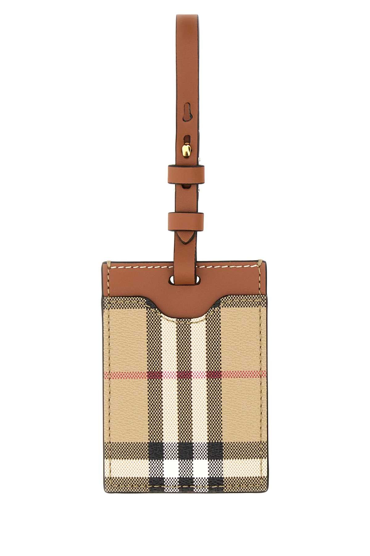 Burberry Printed Canvas Porte Adresse Plate Size ONE SIZE - 1 Thumbnail