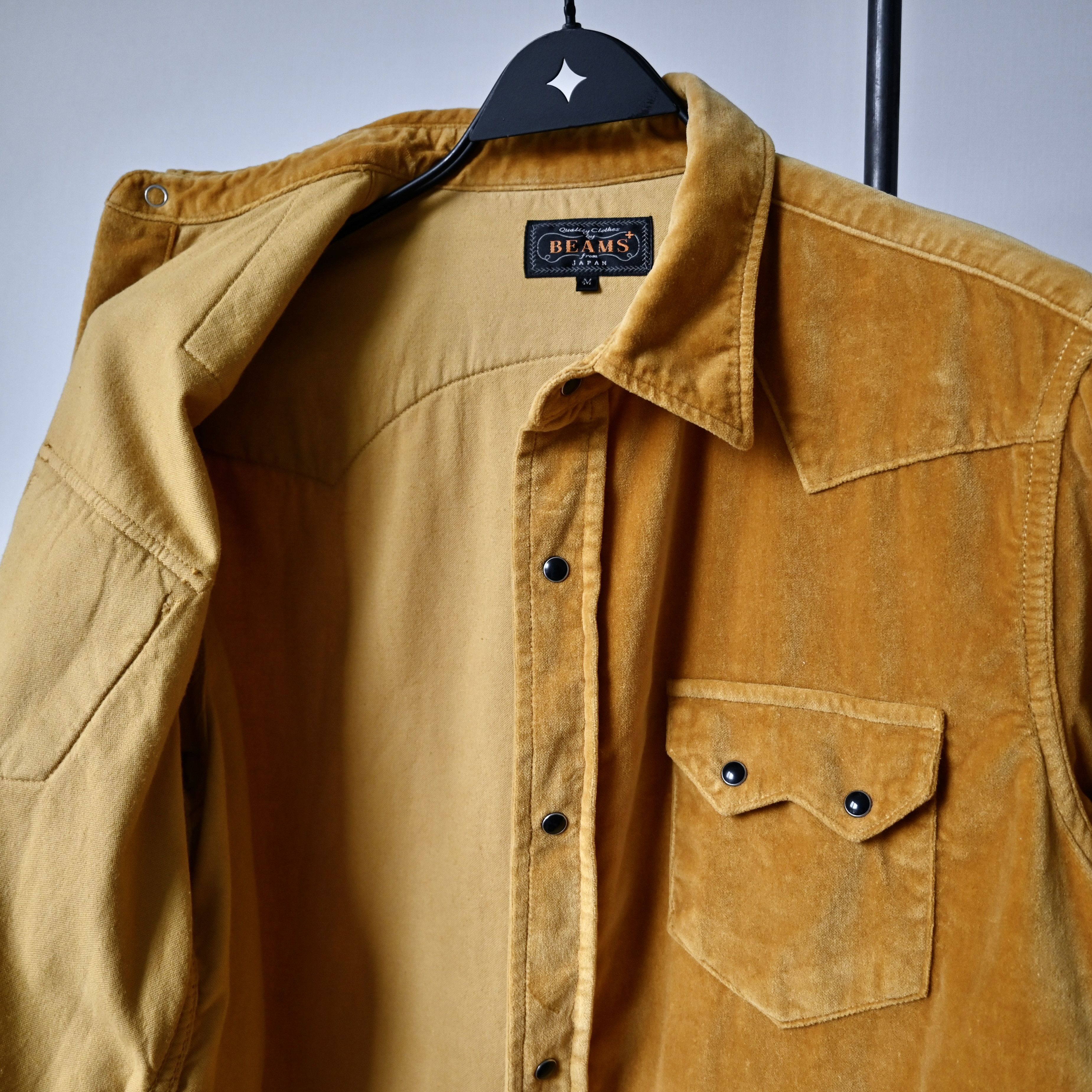 Beams Plus BEAMS Plus cotton velveteen western shirt, full pearl snap Size US M / EU 48-50 / 2 - 11 Thumbnail