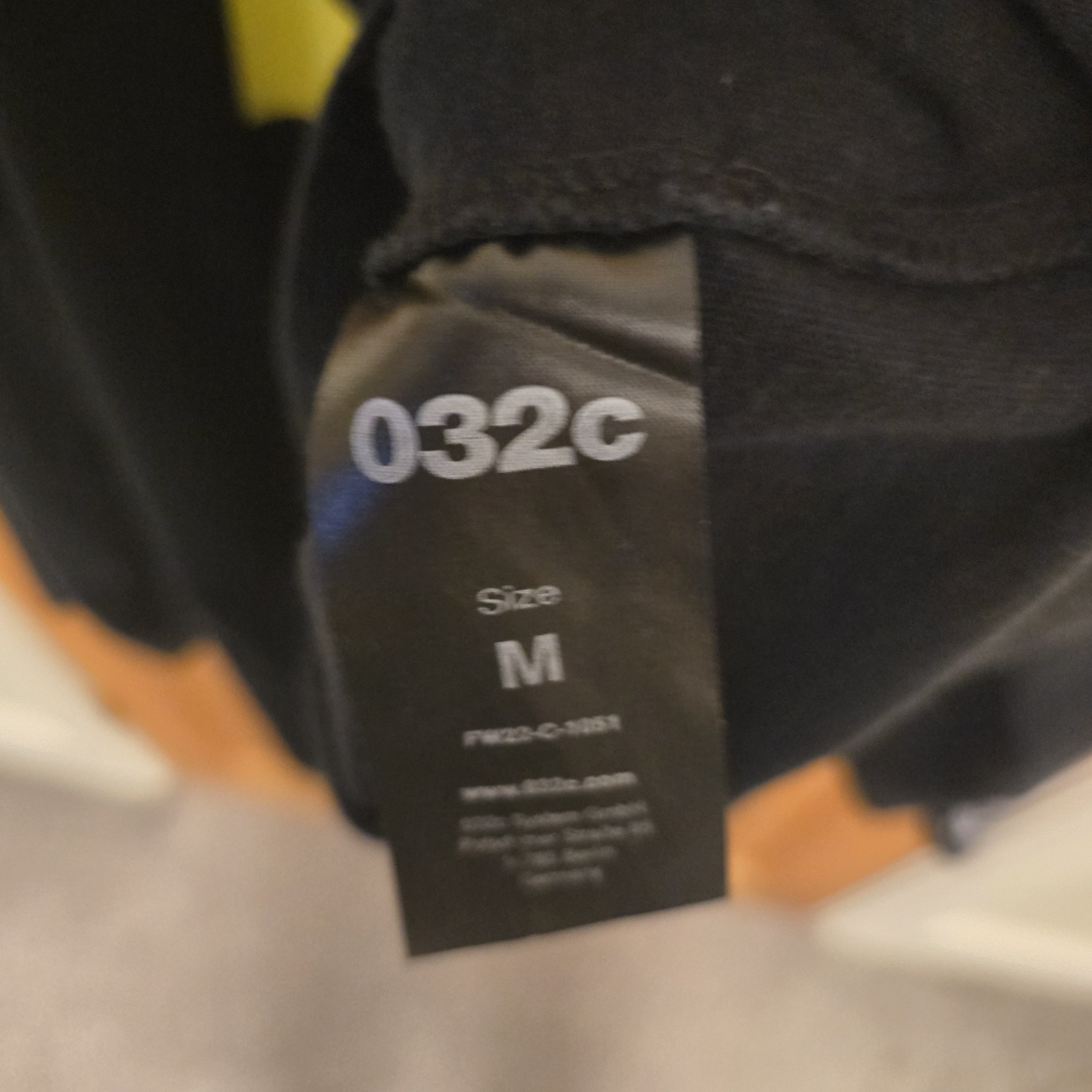 032c 032c Black Safety Long Sleeve T-Shirt Size US M / EU 48-50 / 2 - 4 Thumbnail