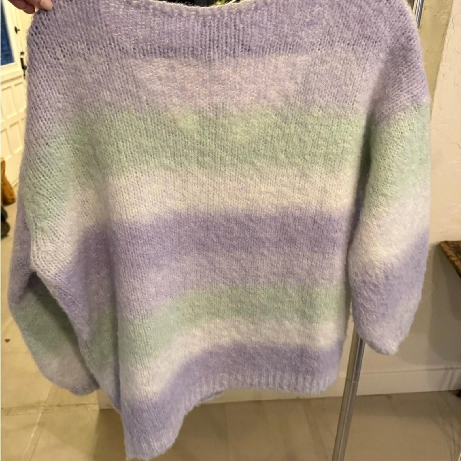 Other American Dreams Sophia Ombre Sweater L Denmark Italy Knit Size L / US 10 / IT 46 - 6 Thumbnail