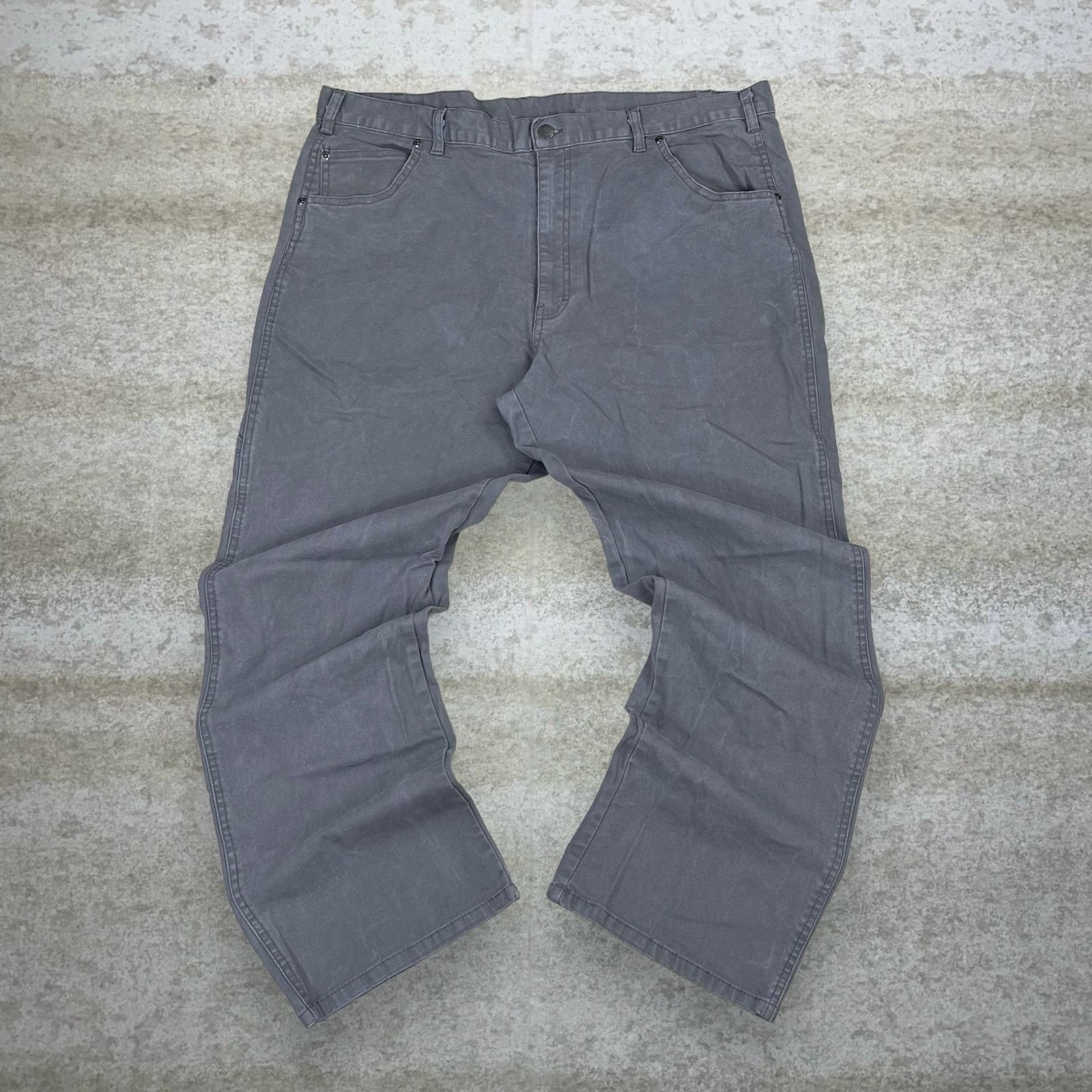 Dickies Vintage 90s Dickies Carpenter Pants 40x30 Straight Grey Size US 40 / EU 56 - 2 Thumbnail