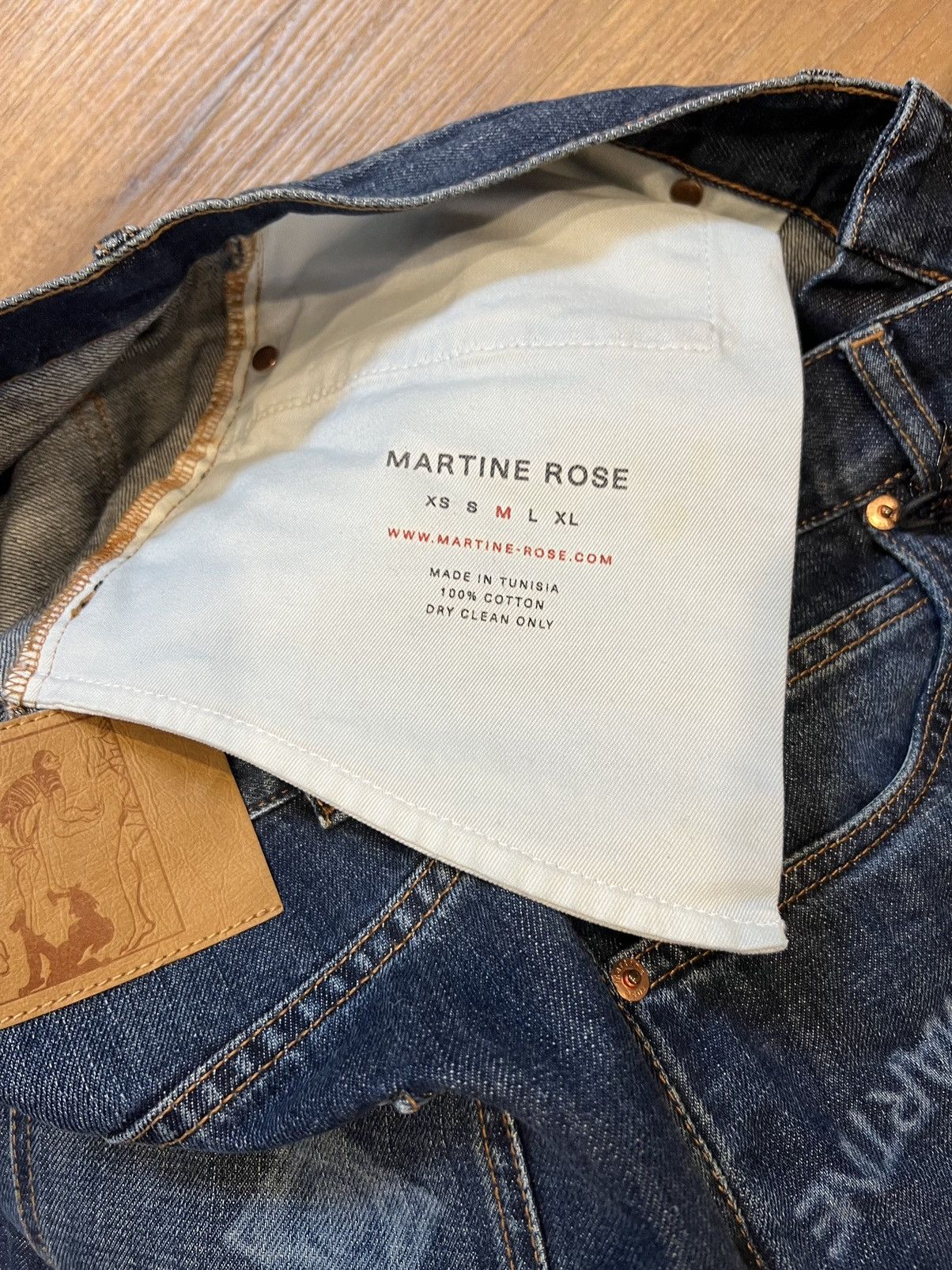 Martine Rose SS20 Straight Leg Jean in Indigo Size US 32 / EU 48 - 8 Thumbnail