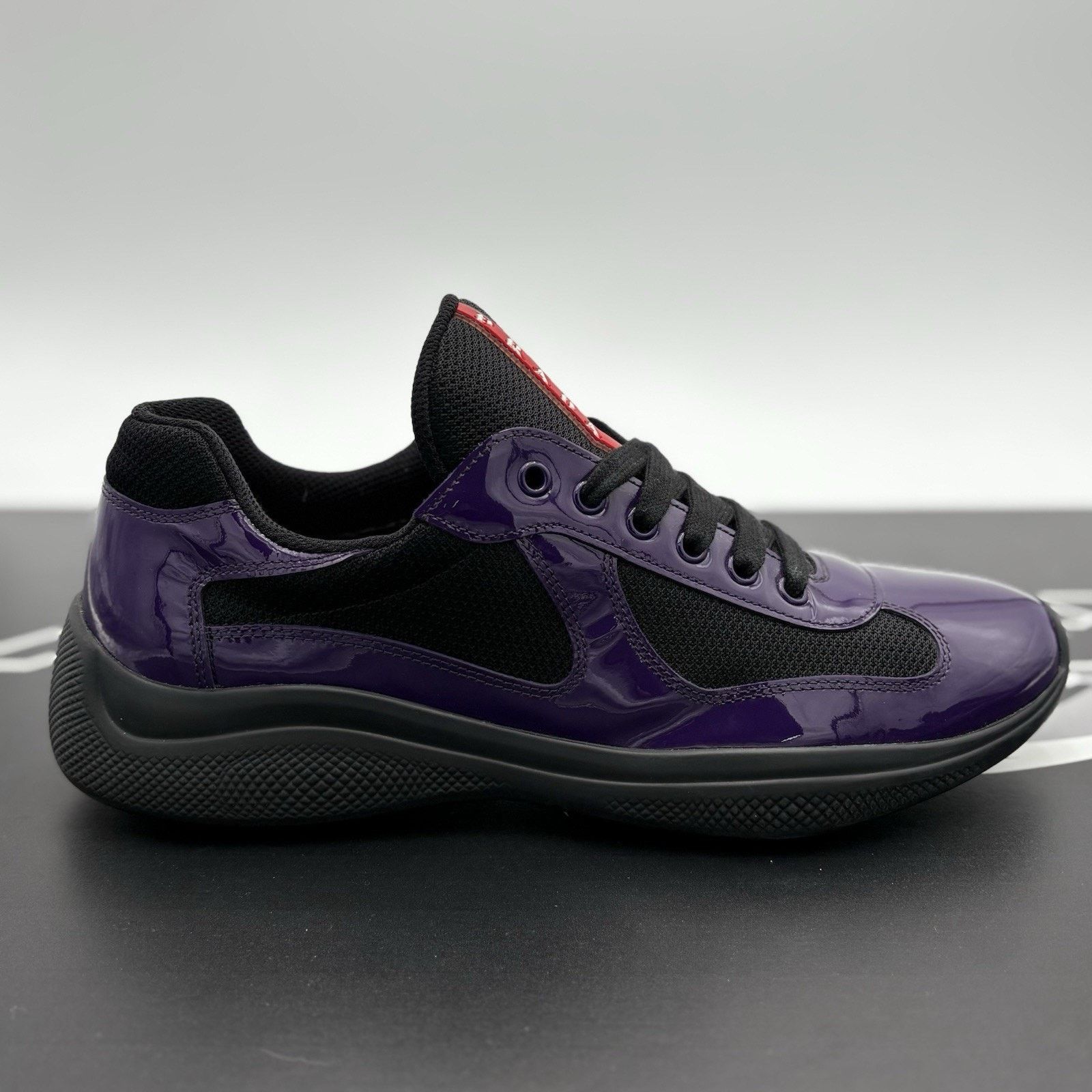 Prada Prada Americas Cup ' Violet Black ' | SUPER CLEAN! Size US 9 / EU 42 - 2 Thumbnail