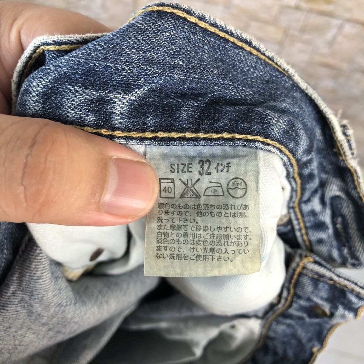 Levi's Levis Blue Distressed ripped cobain Denim Pants #A1135 Size US 32 / EU 48 - 19 Thumbnail