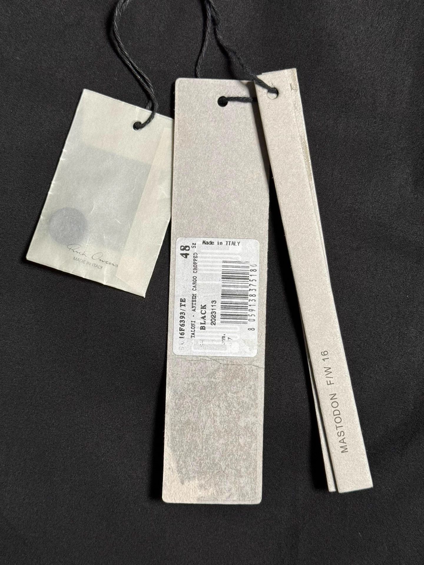 Rick Owens Rick Owens RO 7/8/9 Hard Cotton Tech Pants Size US 37 - 4 Thumbnail