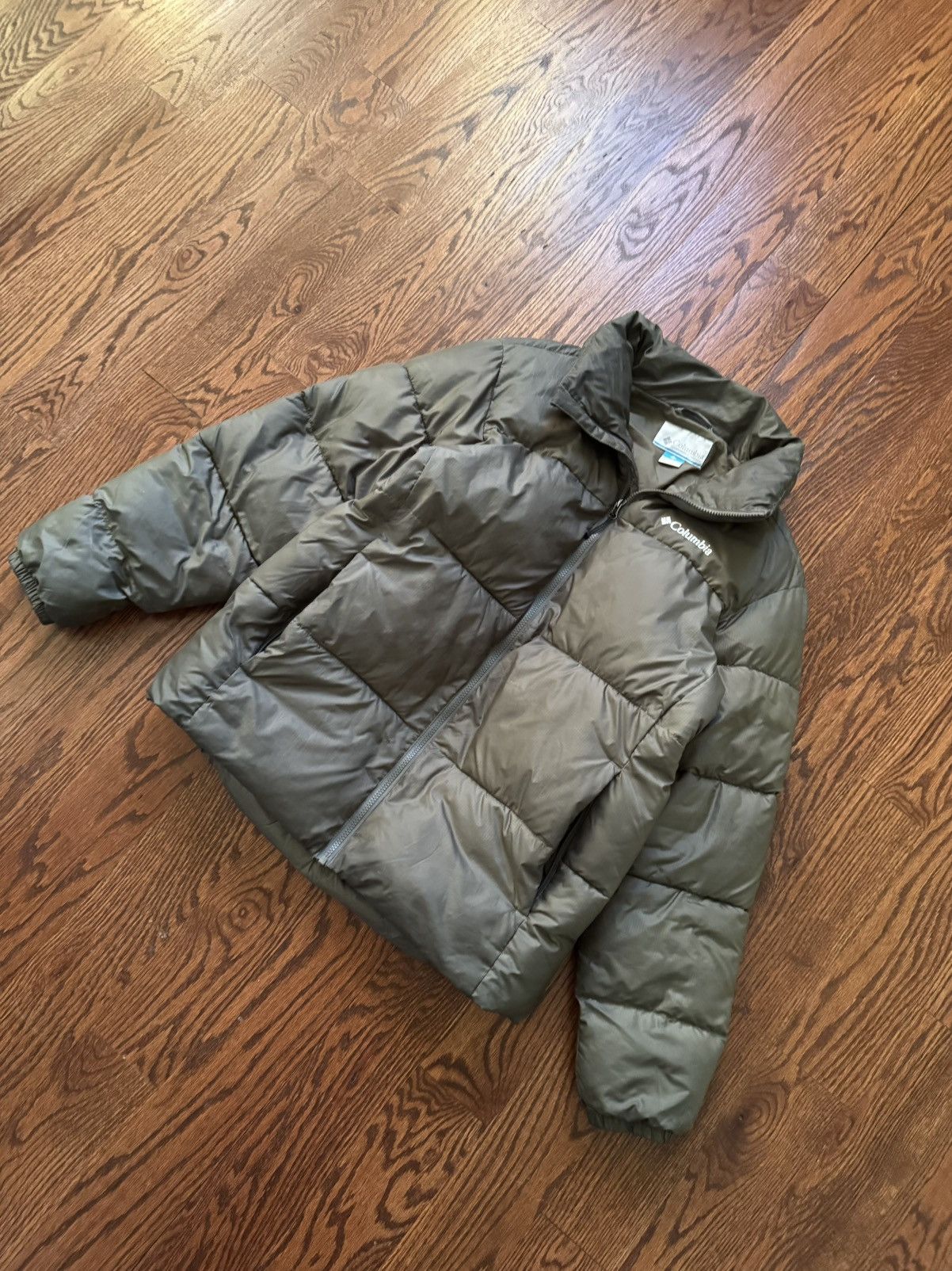 Columbia Columbia Green Puffer Jacket Size US L / EU 52-54 / 3 - 7 Thumbnail