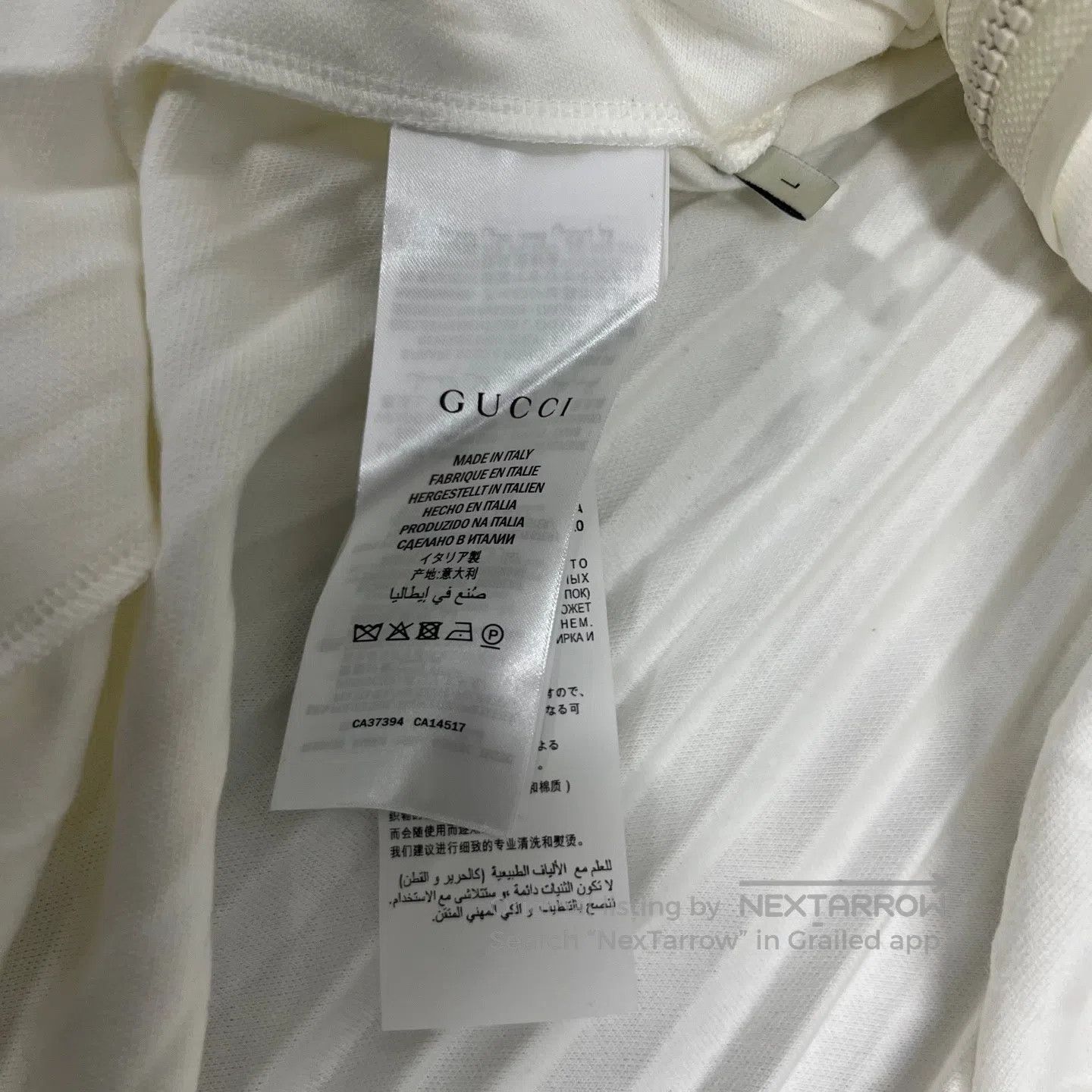 Gucci Guicci Racket embroidery; white dress| Size L / US 10 / IT 46 - 7 Thumbnail