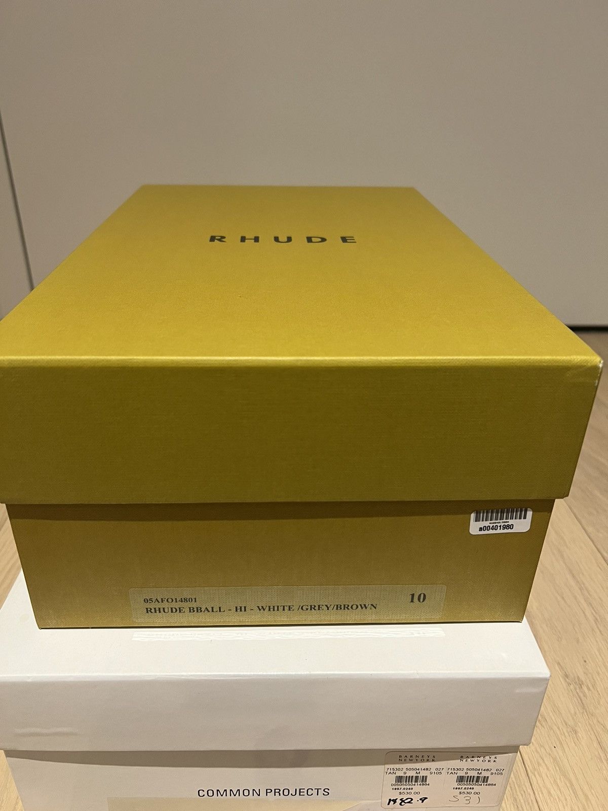 Rhude Rhude Rhecess Hi White/Grey/Brown Sz 10 DS Size US 10 / EU 43 - 11 Thumbnail