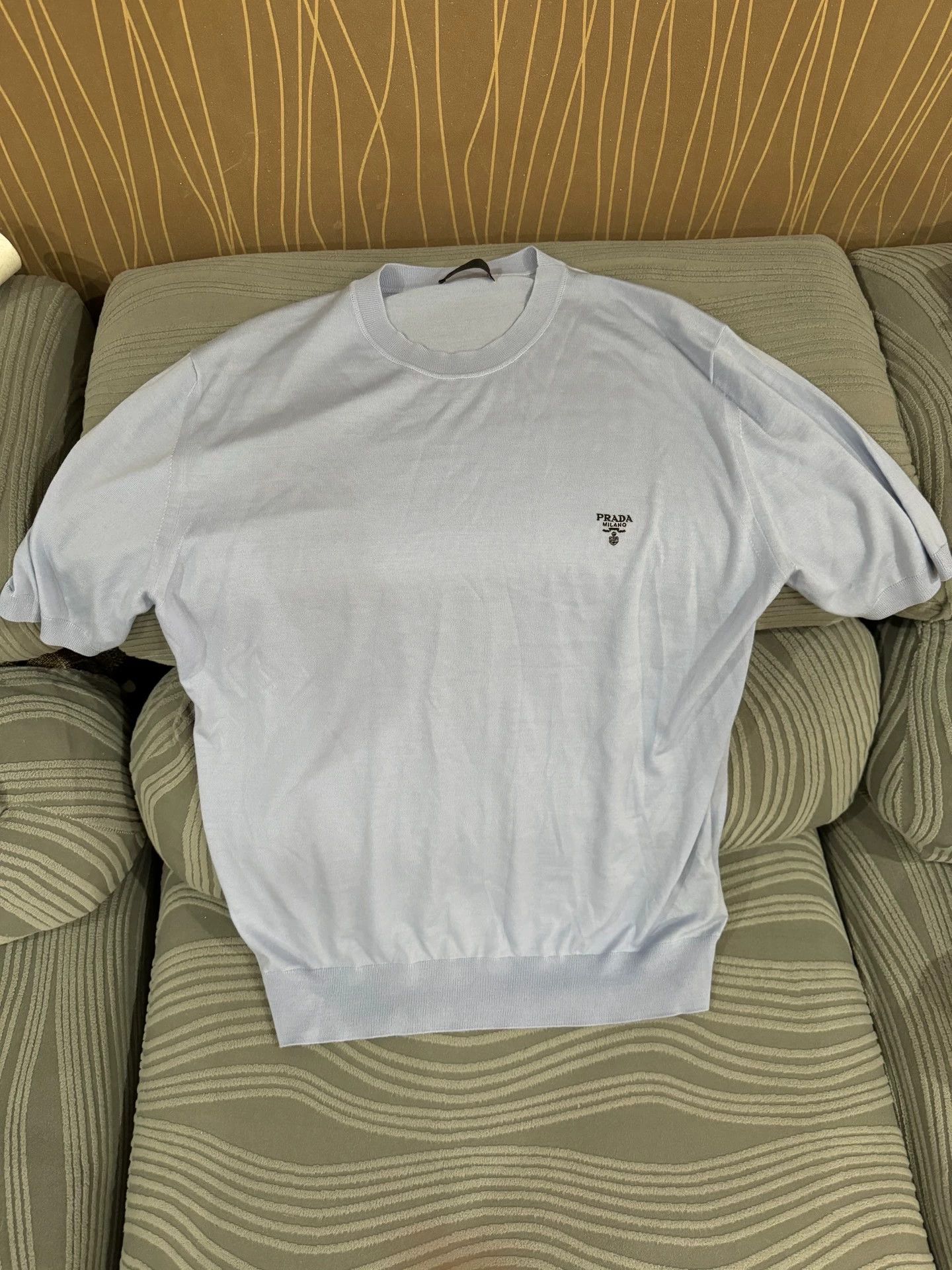 Prada Prada Wool Knit Short Sleeve Authentic Size US M / EU 48-50 / 2 - 1 Thumbnail