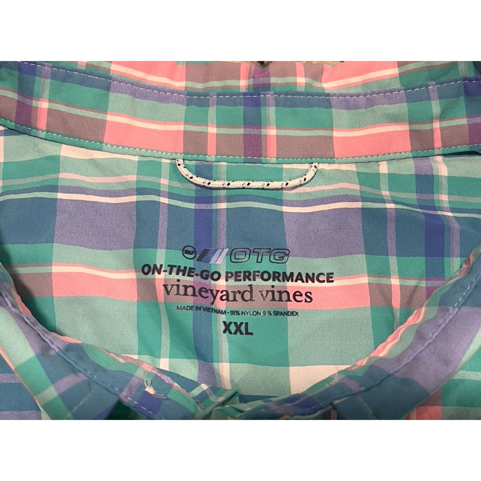 Vineyard Vines Vineyard Vines Shirt Men 2XL Button-Down Multicolor OTG Performance Quick-Dry Moisture-Wicking Golf Tennis Preppy Mens Size US XXL / EU 58 / 5 - 4 Thumbnail