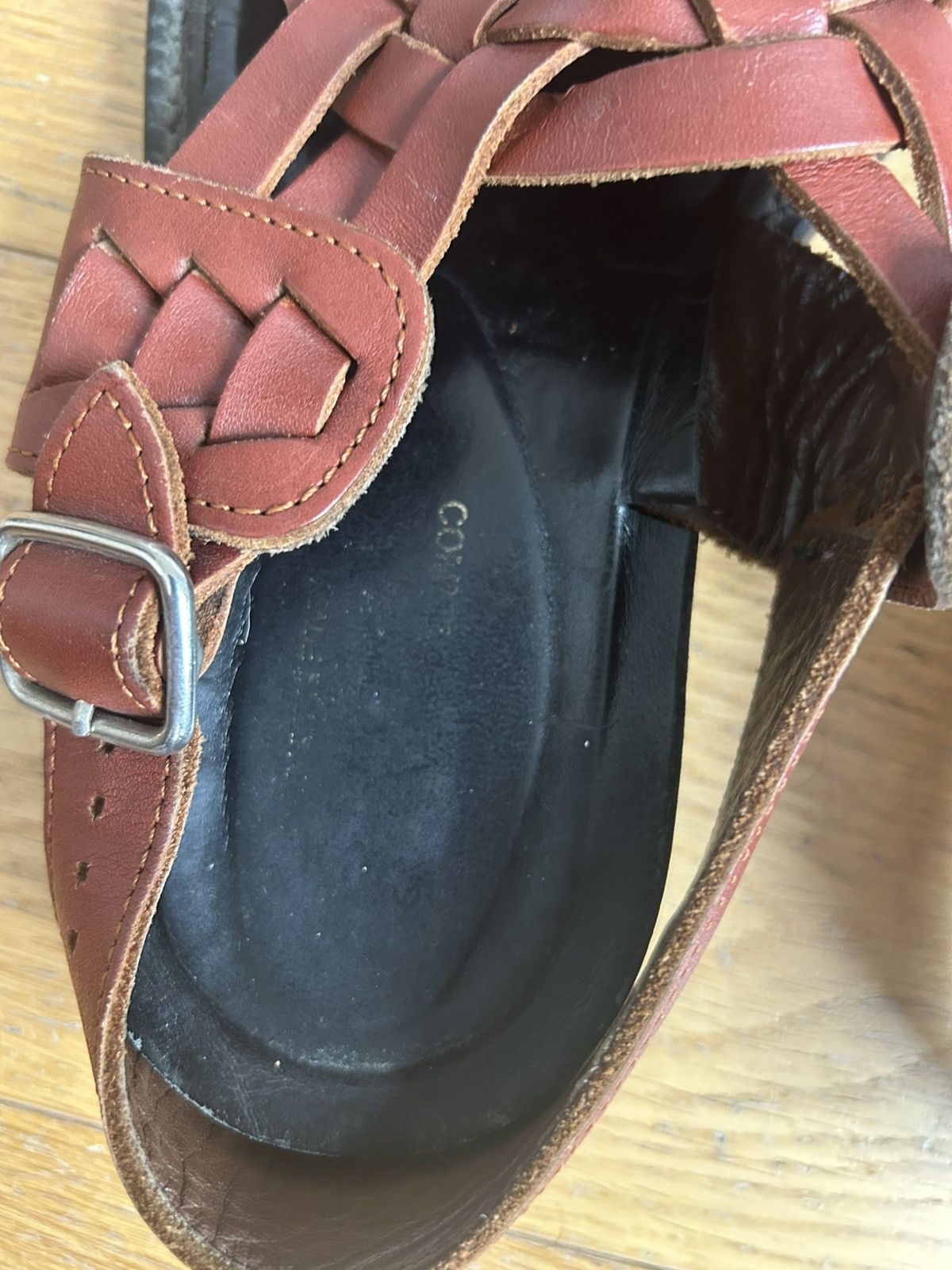 Comme des Garcons Homme × Comme des Garcons Homme Plus Comme des Garcons HP Leather Sandals Size US 9 / EU 42 - 4 Thumbnail