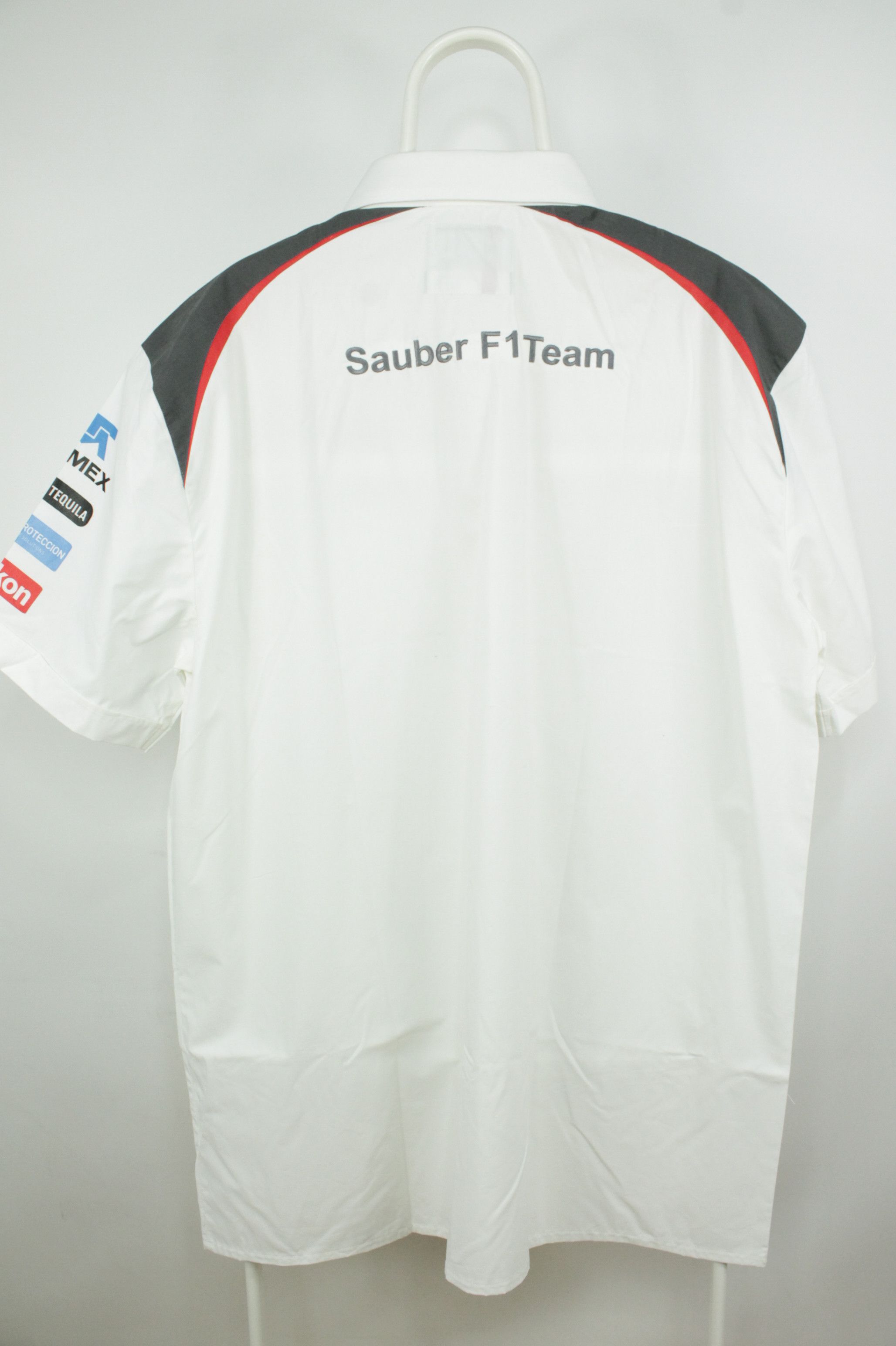 Formula 1 Sauber F1 Team 2014 Official Short Sleeve White Shirt Men's Size US XXL / EU 58 / 5 - 7 Thumbnail