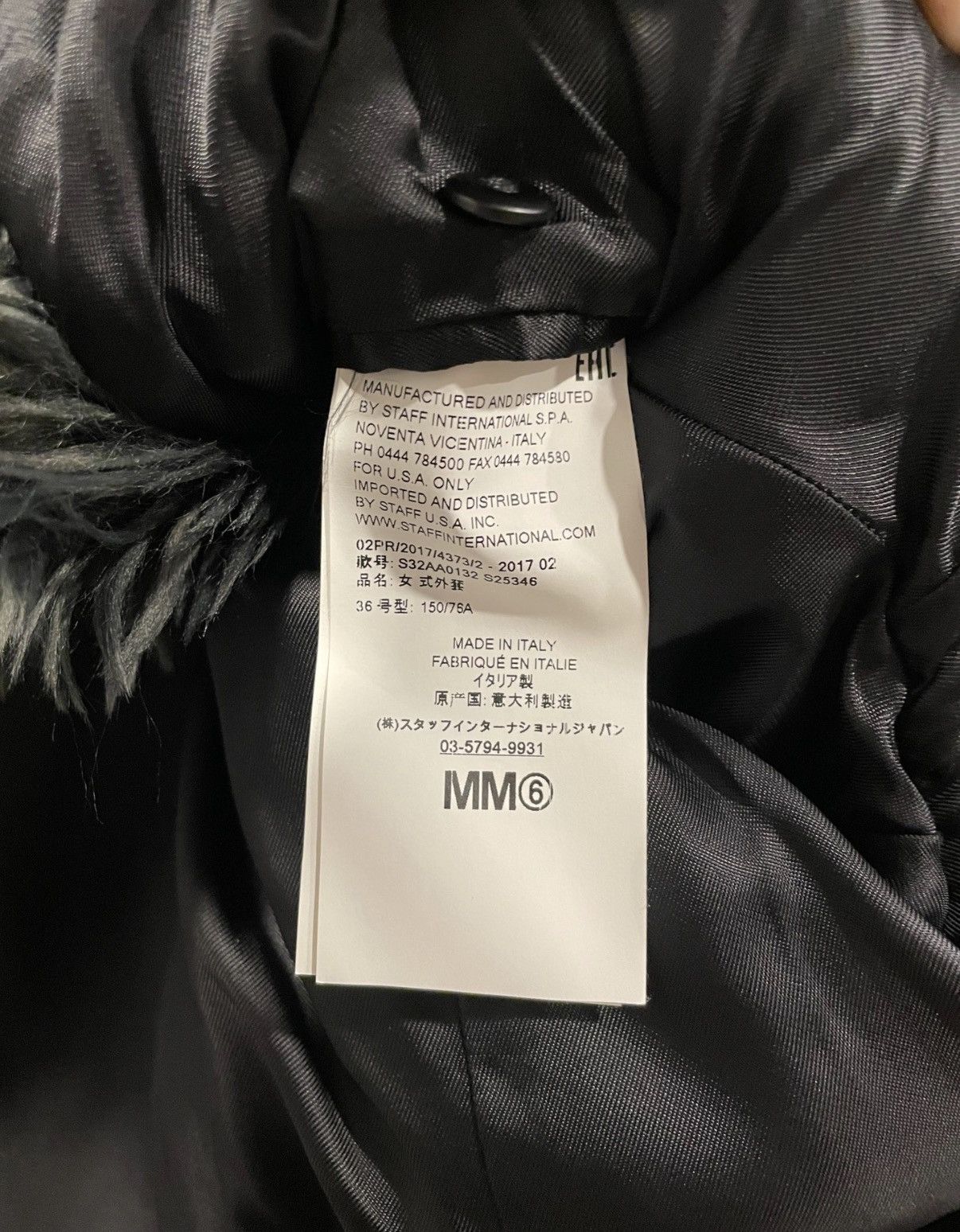 Maison Margiela MM6 Maison Margiela Green Faux Fur Jacket Size XS / US 0-2 / IT 36-38 - 4 Thumbnail