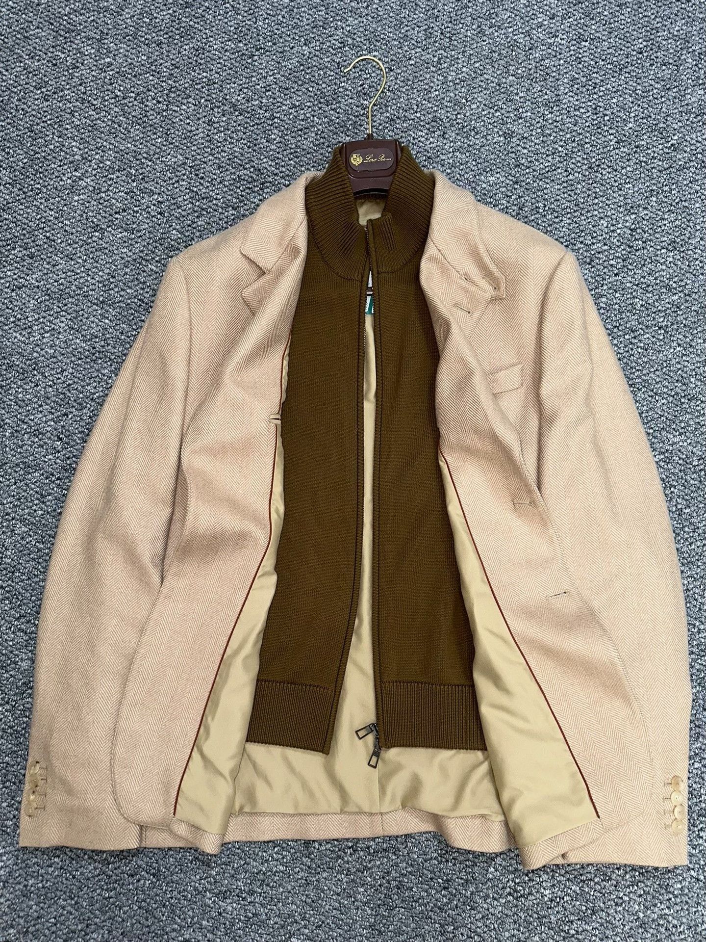 Loro Piana Loro Piana Baby Camel Blazer W/ Detachable Sweater Size US XXL / EU 58 / 5 - 3 Thumbnail