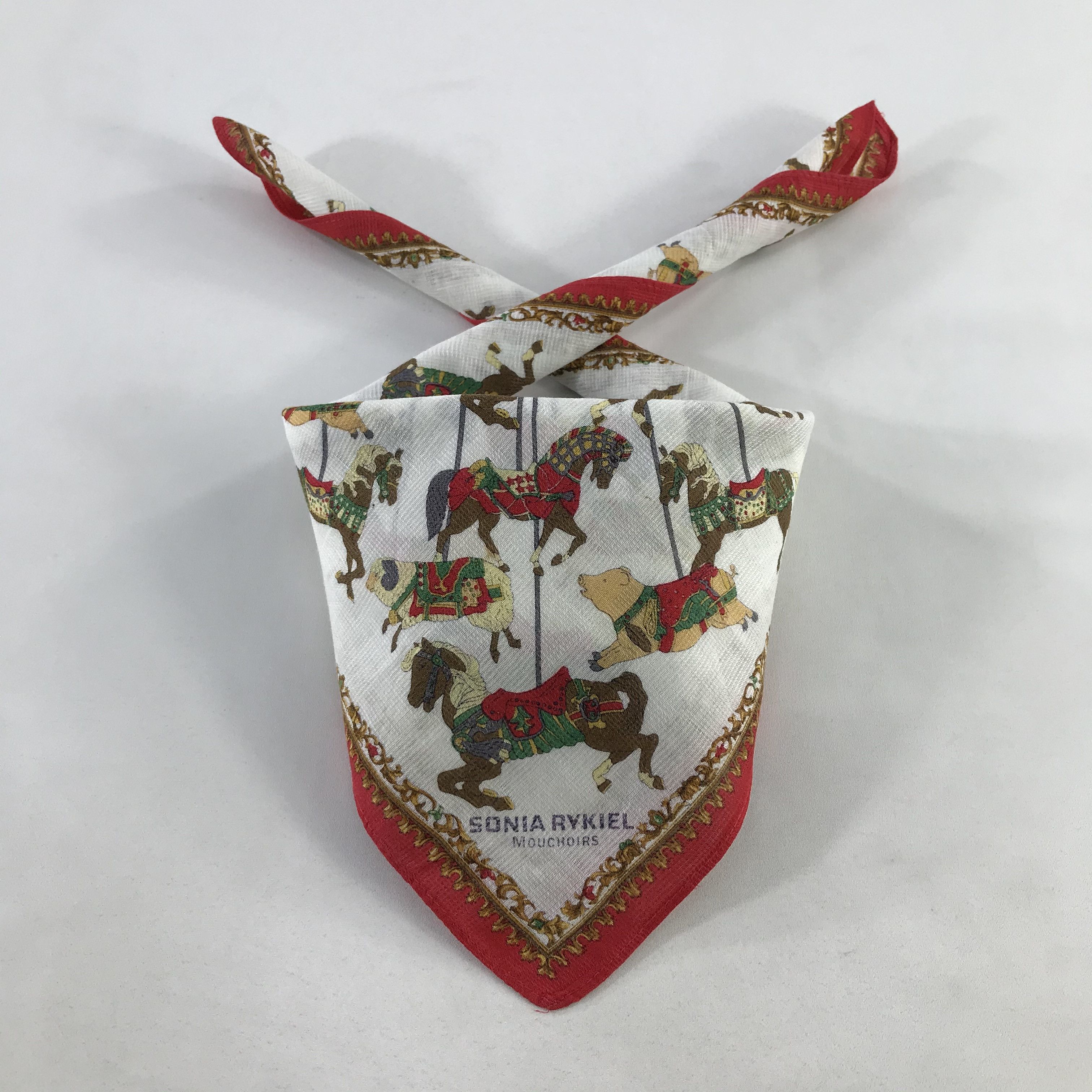 Sonia Rykiel × Vintage Sonia Rykiel Bandana / Handkerchief / Neckerchief - S1083 Size ONE SIZE - 3 Thumbnail