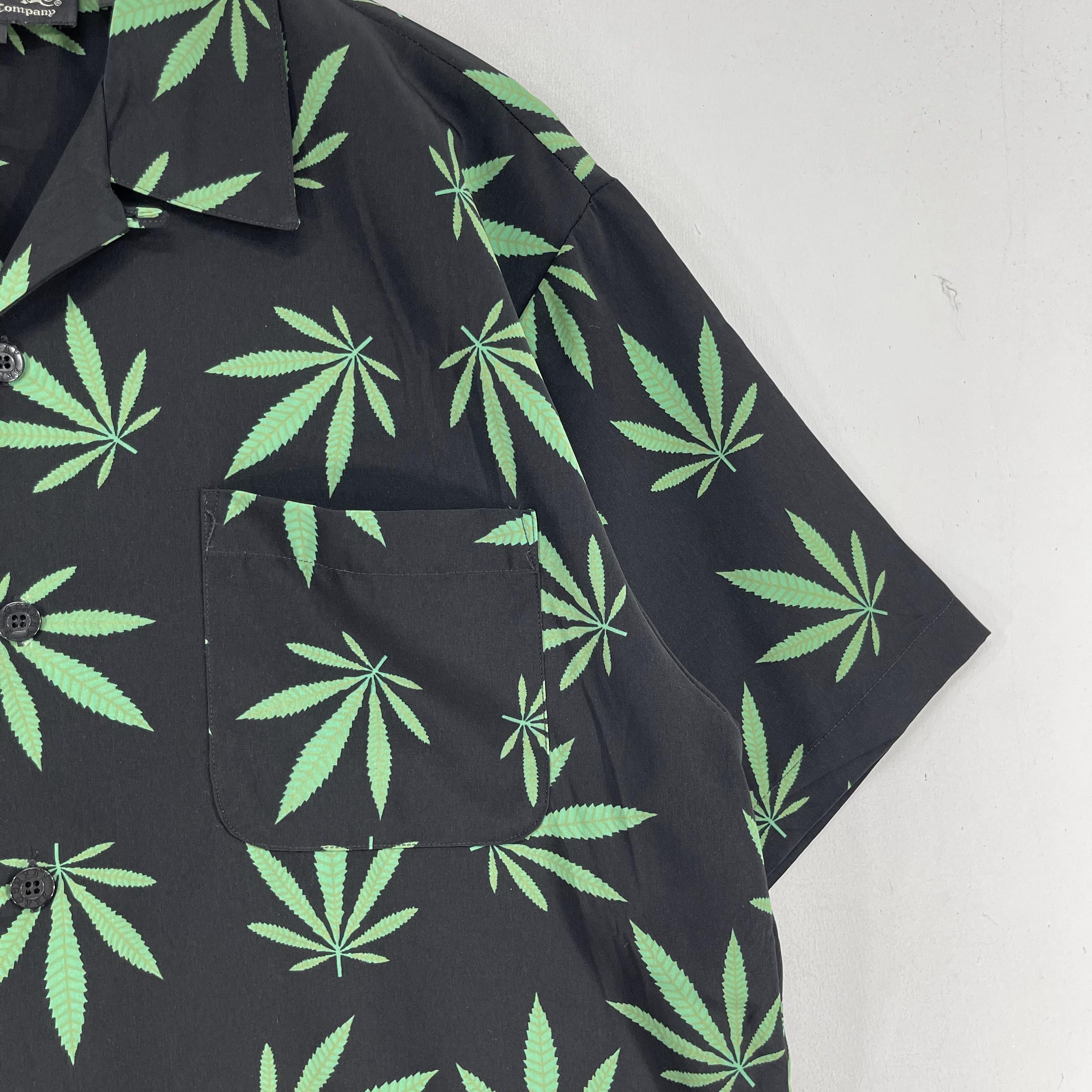 Japanese Brand × Snoop Dogg × Vintage Vintage Marijuana Smoke Weed All Over Print Button Up Shirt Size US L / EU 52-54 / 3 - 3 Thumbnail