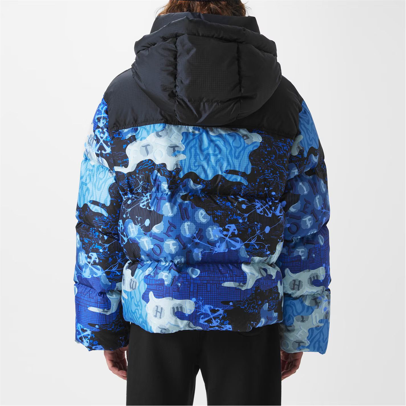 Off-White o1g2r1mq0326 Wind Resistant Puffer Jacket in Multicolor Size US L / EU 52-54 / 3 - 4 Thumbnail