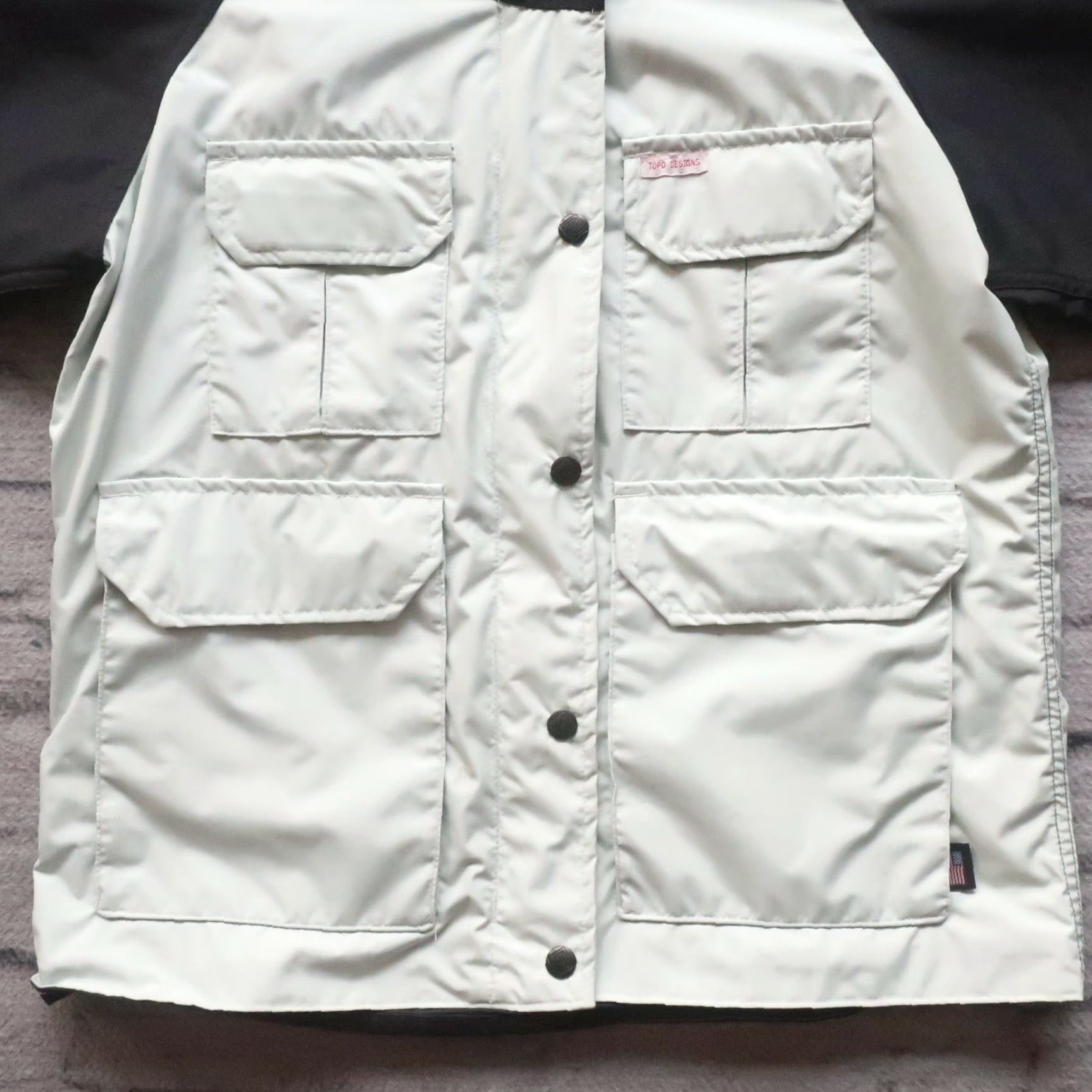 Topo Designs Topo Designs Mountain Parka Jacket Womens Small Grey / Black Size S Sold Out Size S / US 4 / IT 40 - 3 Thumbnail