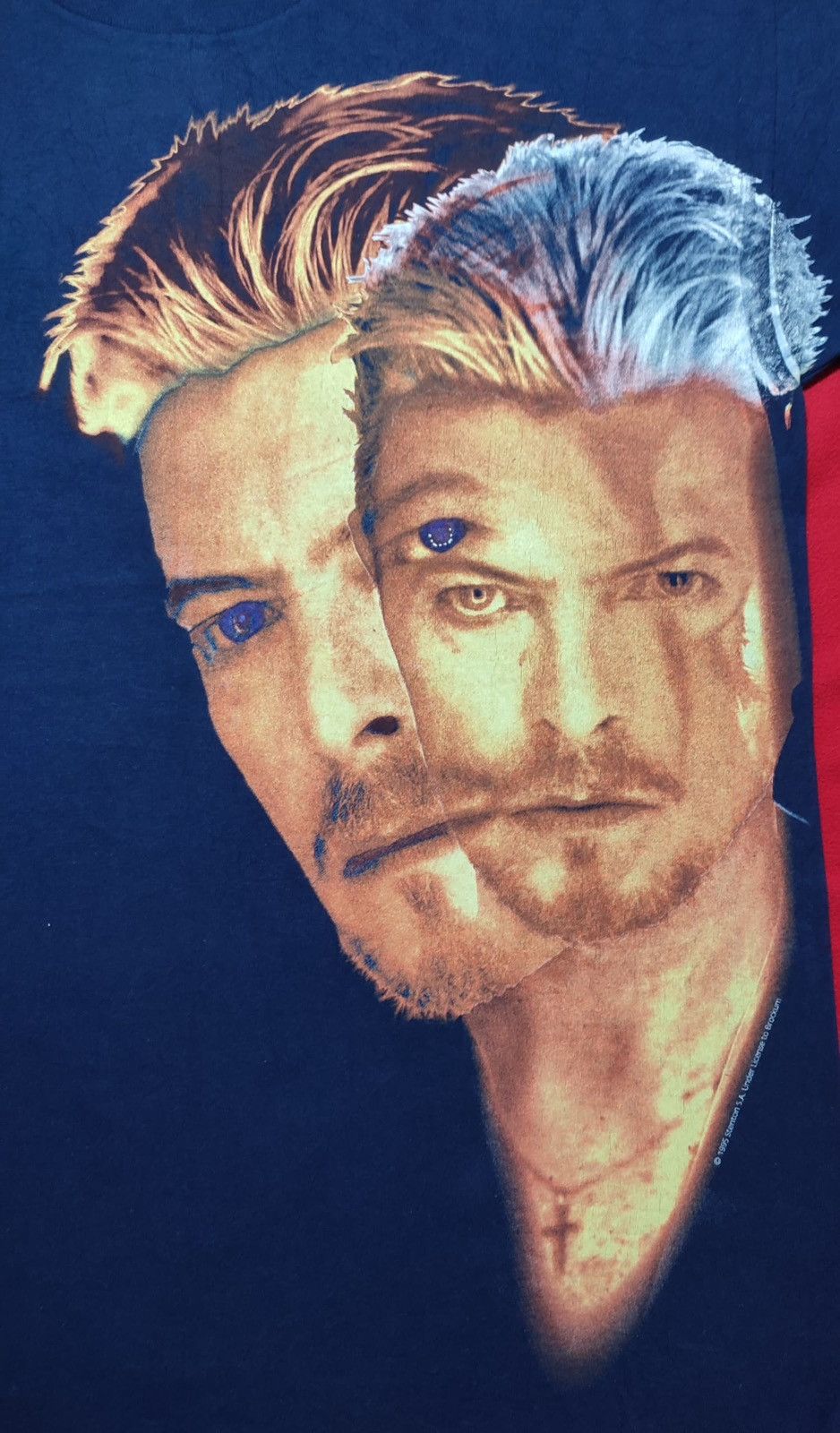Band Tees × Vintage Vintage David Bowie Size US L / EU 52-54 / 3 - 4 Thumbnail