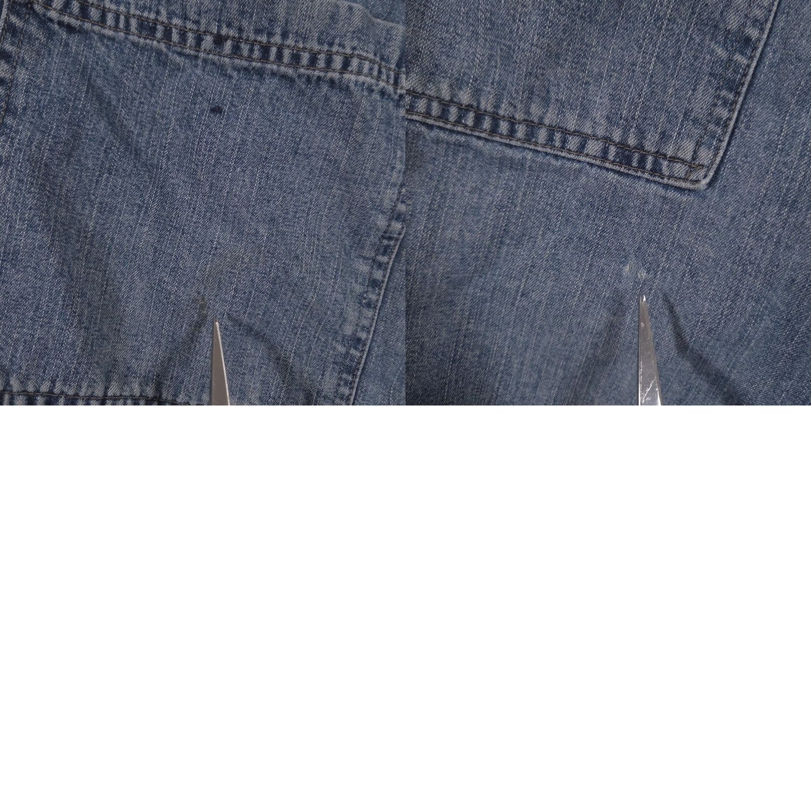 CO WRG Jeans Co Cargo Shorts Mens 38 Blue Denim Relaxed Fit Utility 9 in Inseam Casual Workwear Summer Mens Size US 38 / EU 54 - 10 Thumbnail