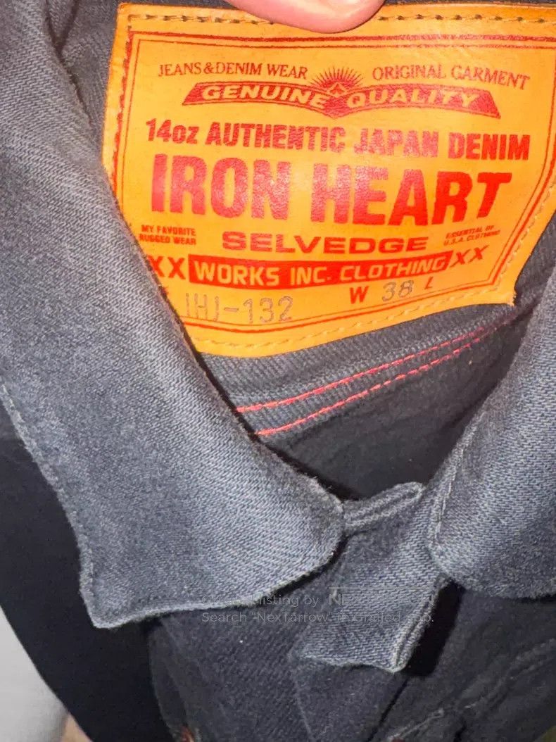 Iron Heart Iron Heart Denim jacket black bull jacket Size US M / EU 48-50 / 2 - 7 Thumbnail