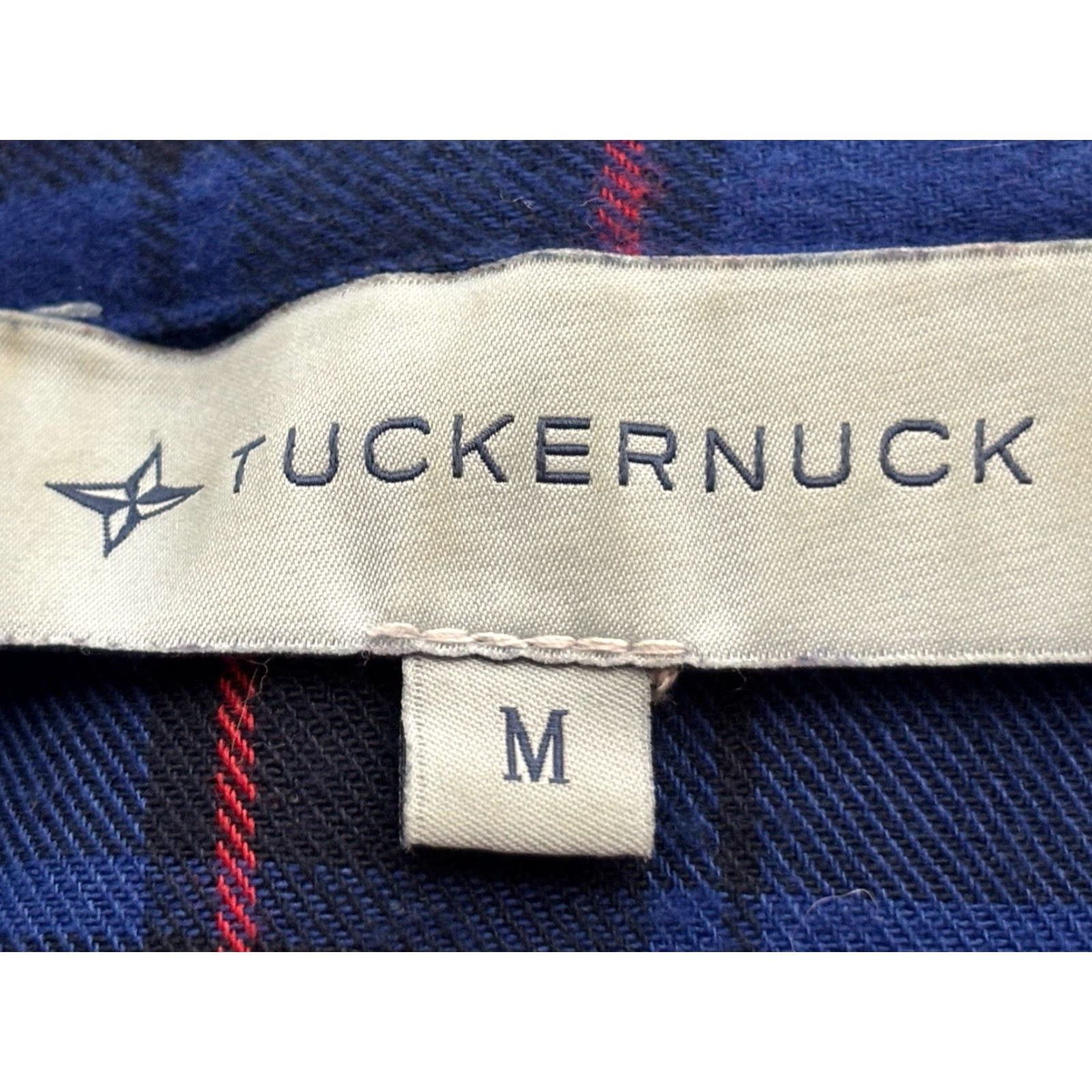 Vintage Tuckernuck Saranac Plaid Button-Up Shirt Medium Women’s Blue Puff Sleeve Classic Preppy Size M / US 6-8 / IT 42-44 - 7 Thumbnail