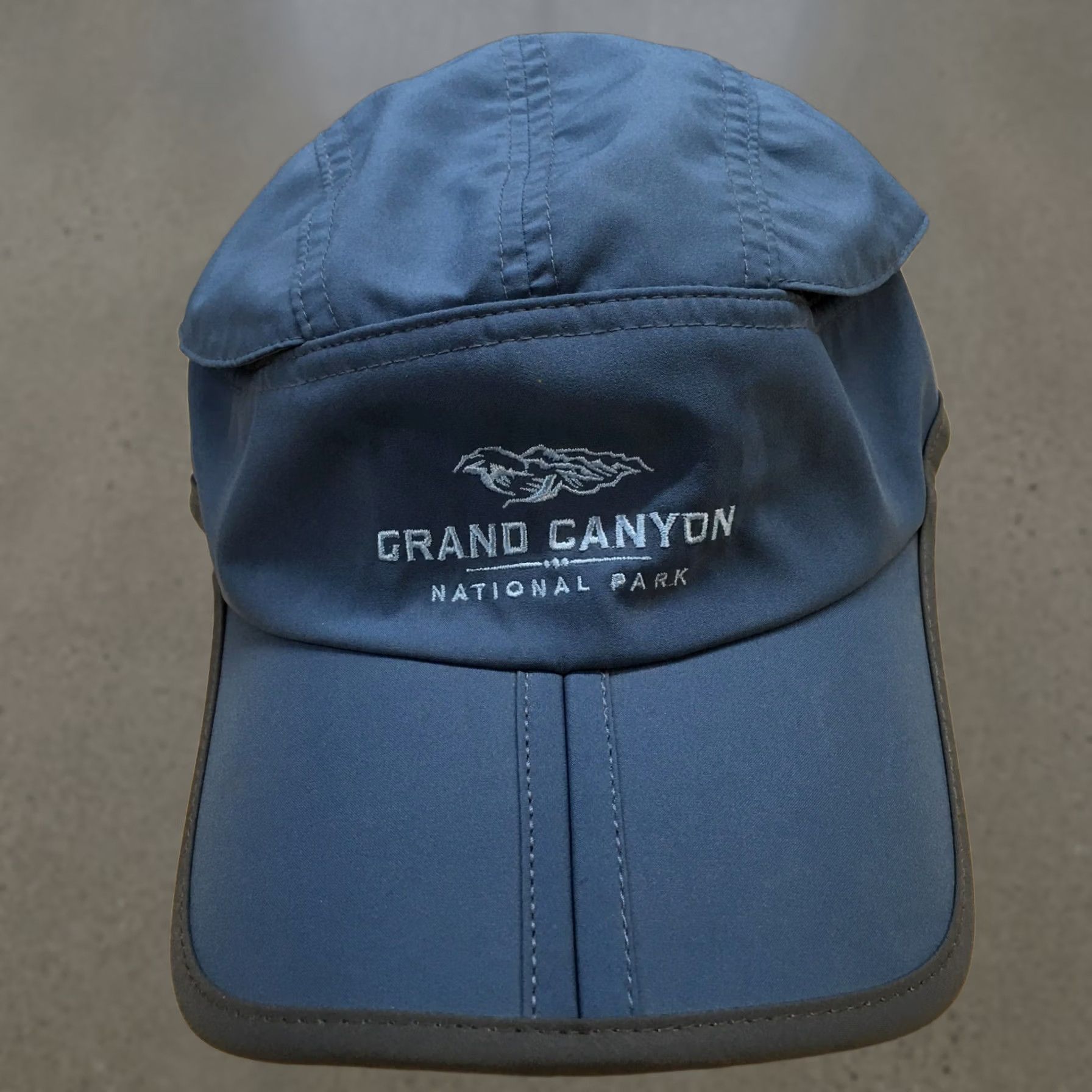 Vintage Grand Canyon National Park 5 Panel Cap Mens Blue M Curve Brim Embroidered Logo Shirt Hat? Size US M / EU 48-50 / 2 - 1 Thumbnail