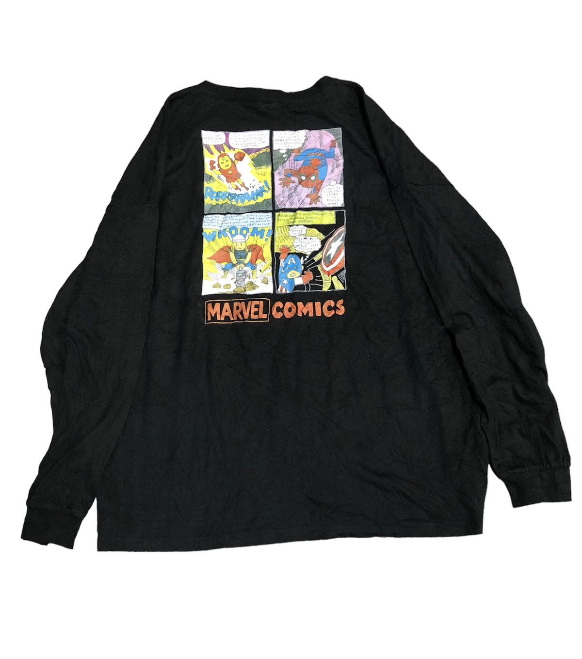 Anime × Cartoon Network × Japanese Brand Vintage Anima Marvel Comics Long Sleeve Tee Shirt Size US L / EU 52-54 / 3 - 1 Thumbnail