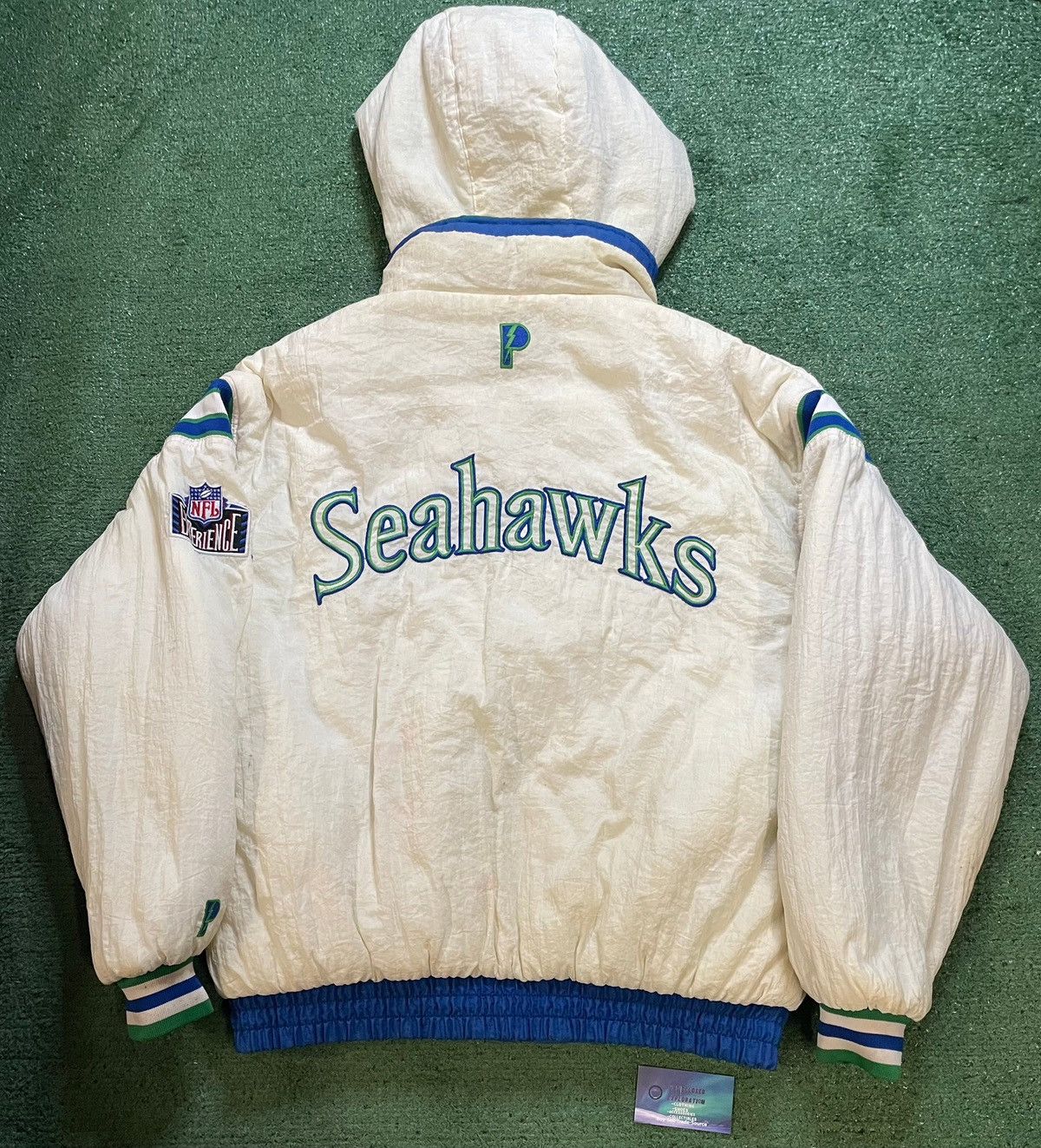 Pro Player Vintage 1990s Seattle Seahawks reversible pro player Jacket Size US XL / EU 56 / 4 - 4 Thumbnail