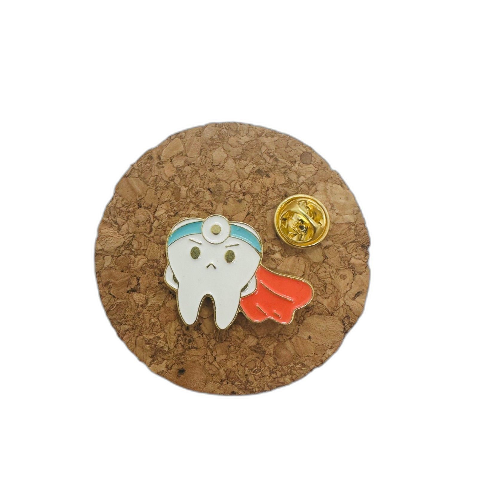 Other ⭐ Enamel Pin Superhero Dentist Tooth Badge Tooth Dental Heal Size ONE SIZE - 3 Thumbnail