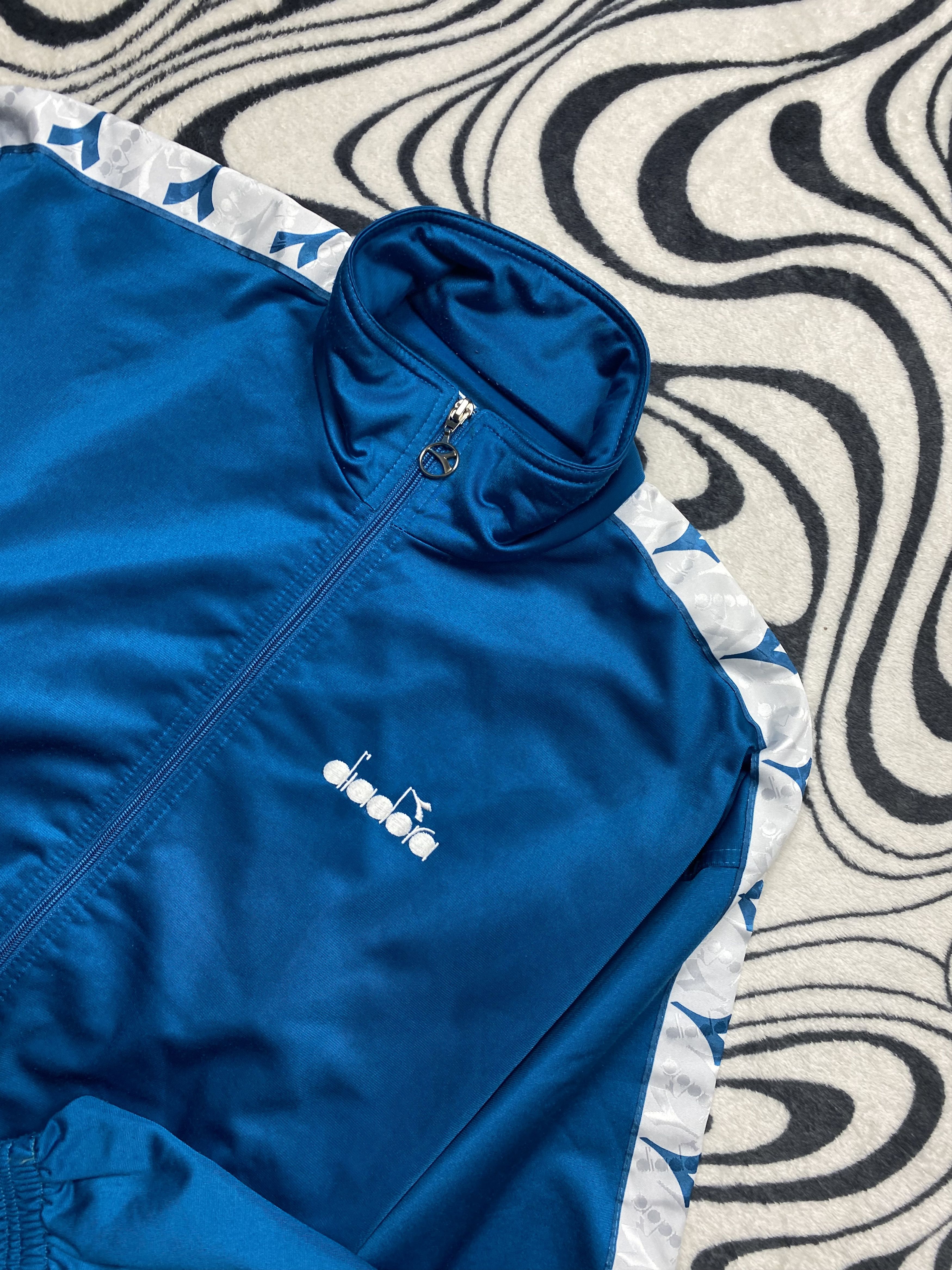 Diadora Diadora 90s Vintage Track Top Jacket Size US L / EU 52-54 / 3 - 2 Thumbnail