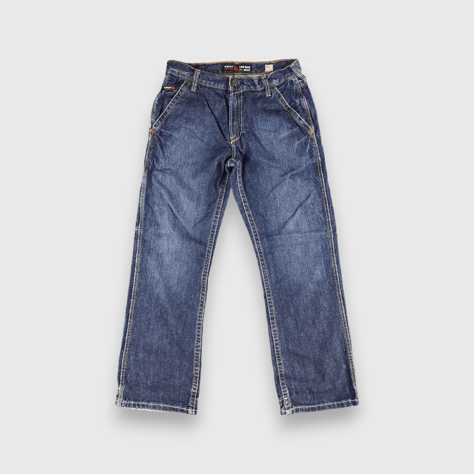 Ariat Vintage Blue Wash M4 Ariat Jeans-J2329 Size US 33 - 1 Thumbnail