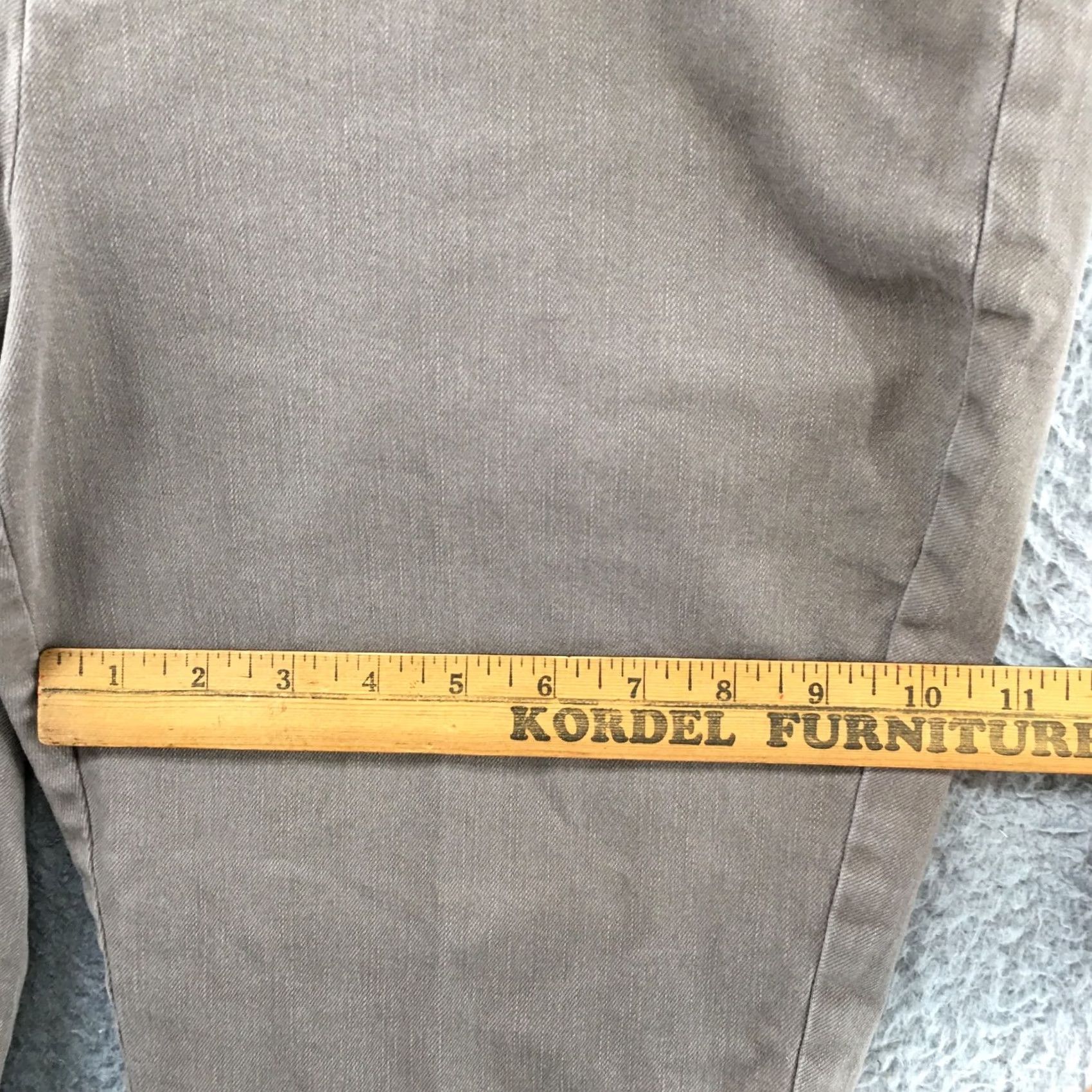 Banana Republic Banana Republic Sloan Chino Pants Womens 14 High Rise Taupe Brown Casual Workwear Shirt? Size 36" / US 14 / IT 50 - 6 Thumbnail