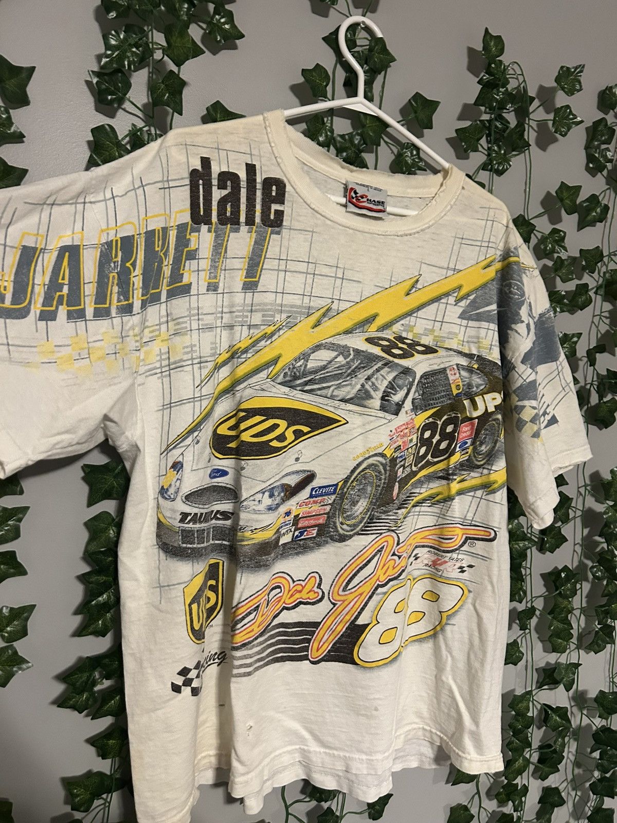 Chase Authentics Vintage Nascar AOP Dale Jarrett Distressed Graphic Tee Size US L / EU 52-54 / 3 - 4 Thumbnail