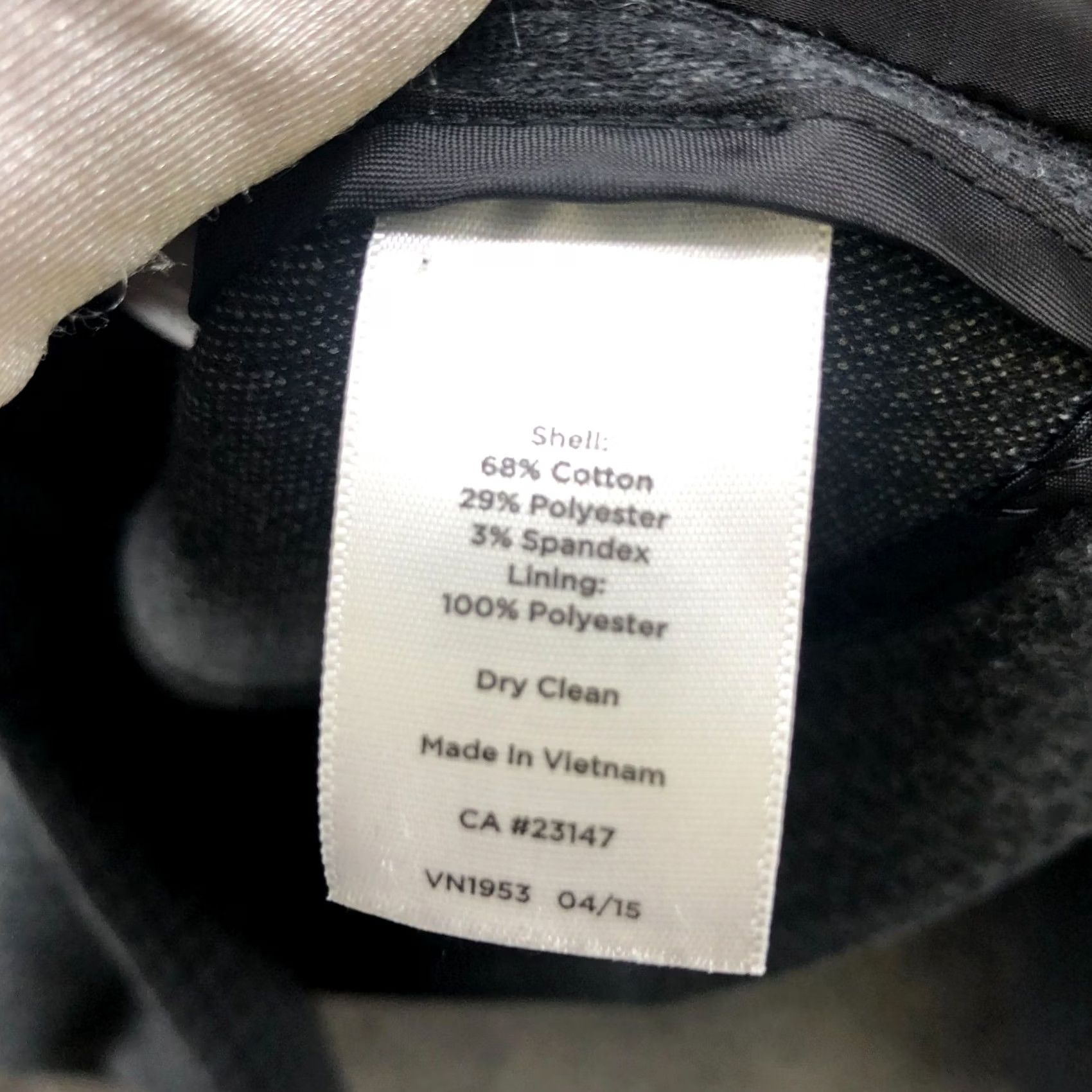 Talbots Talbots Blazer Womens L Gray Black 2 Button Stretch Houndstooth Knit Short Coat Jacket Career Office Casual Business Formal Regular Size Type: Blazer Size L / US 10 / IT 46 - 6 Thumbnail