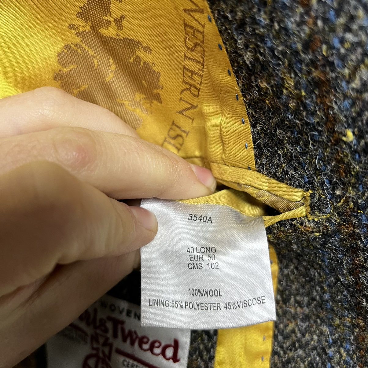 Harris Tweed Harris Tweed Wool Slim Fit Blazer Jacket men’s Size 50L - 17 Thumbnail
