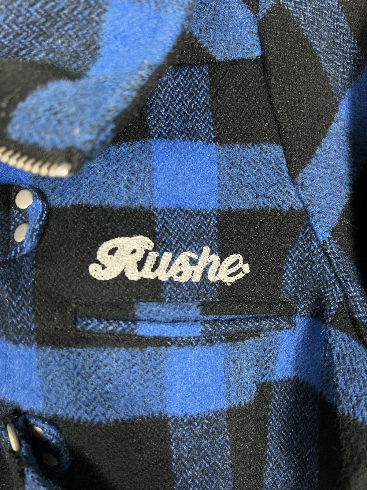 Japanese Brand 🔥 BACKS SEVEN LOVELESS BLACK PLAID WOOL NAPOLEON JACKET Size US S / EU 44-46 / 1 - 14 Thumbnail
