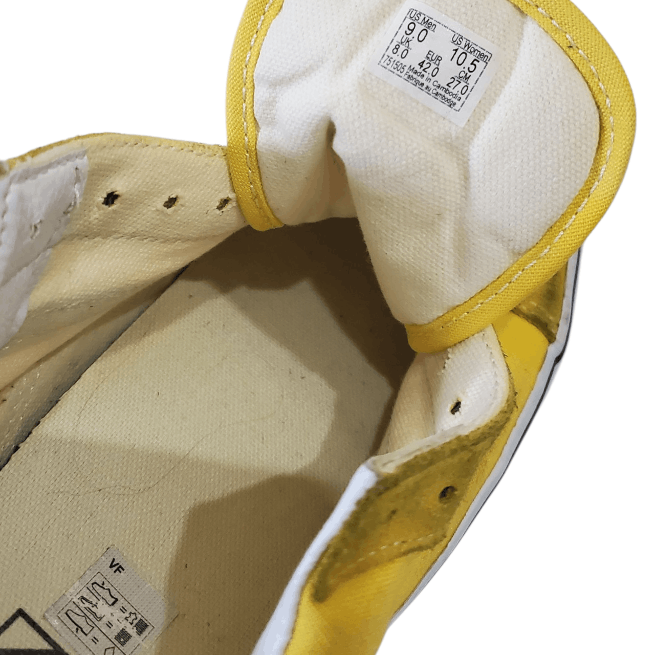 Vans Vans Old Skool Low Golden Yellow/White Size US 9 / EU 42 - 7 Thumbnail
