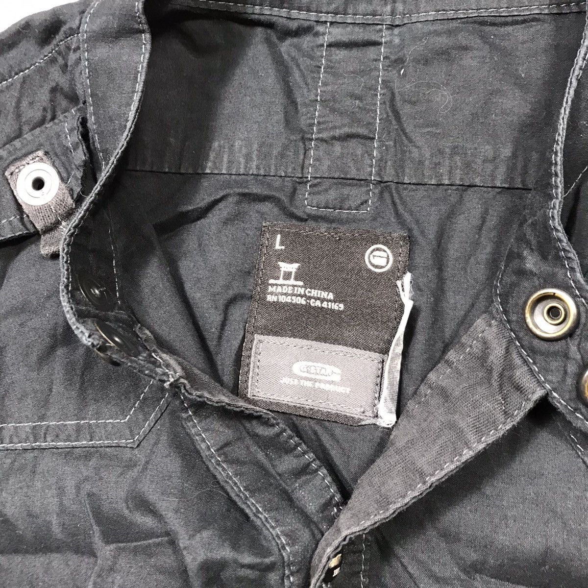 Vintage Vintage G-Star Raw Utility Shirt Dress Streetwear Y2K Logo L Size L / US 10 / IT 46 - 6 Thumbnail