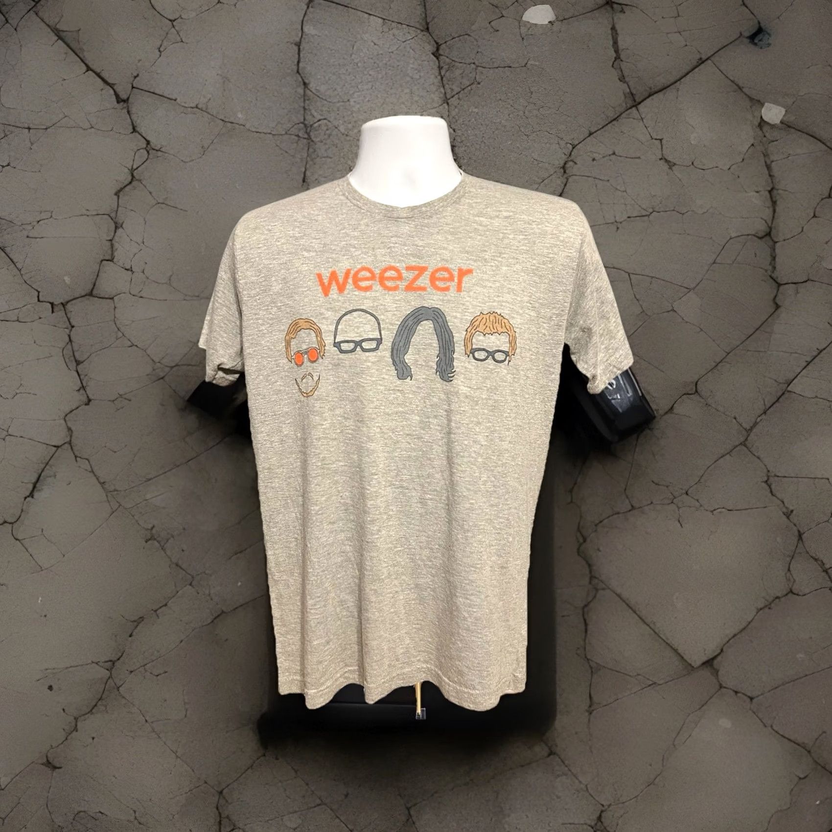 Tultex Weezer Summer 2018 Tour Shirt Men Medium Gray Short Sleeve Double Sided Tultex - Vintage Size US M / EU 48-50 / 2 - 4 Thumbnail