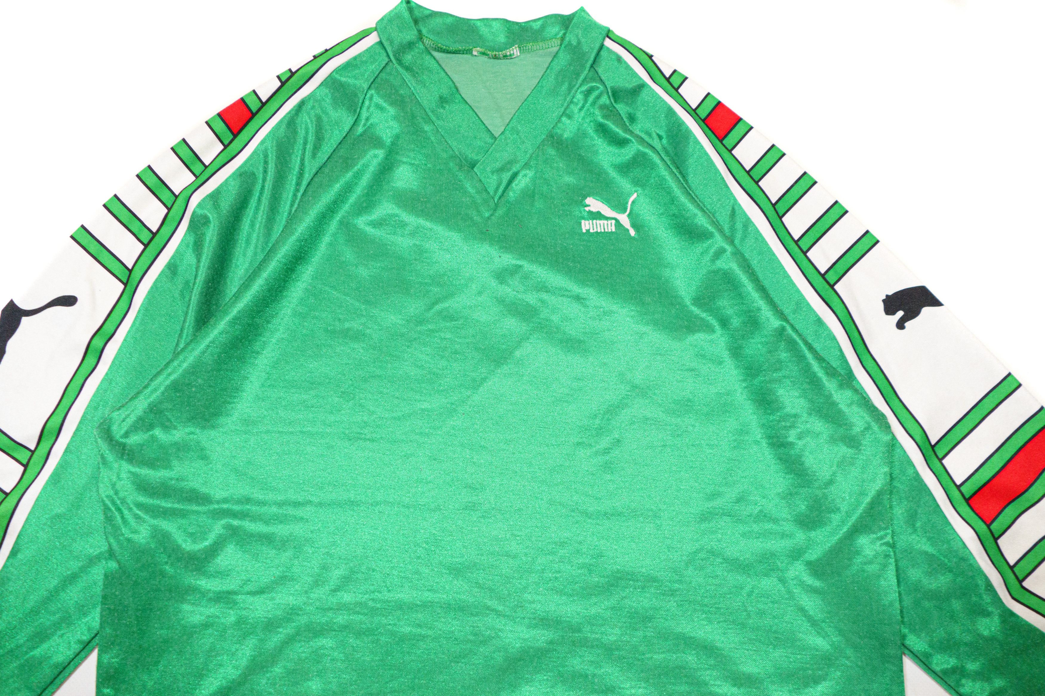Puma 80S Logo Football Goalkeeper Jersey Size US L / EU 52-54 / 3 - 3 Thumbnail