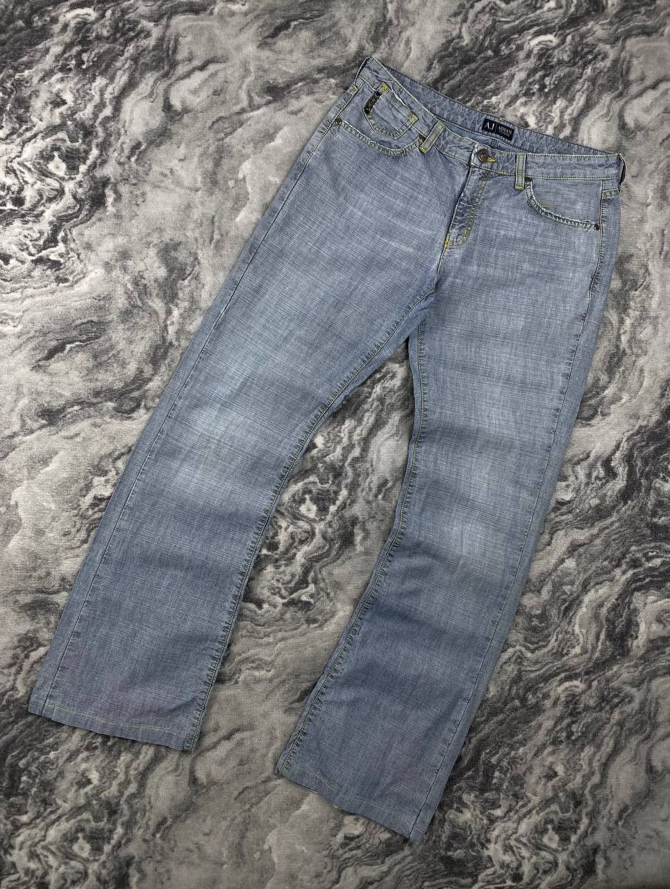 Armani Vintage Armani Jeans Denim Jeans Big Logo Size US 31 - 7 Thumbnail