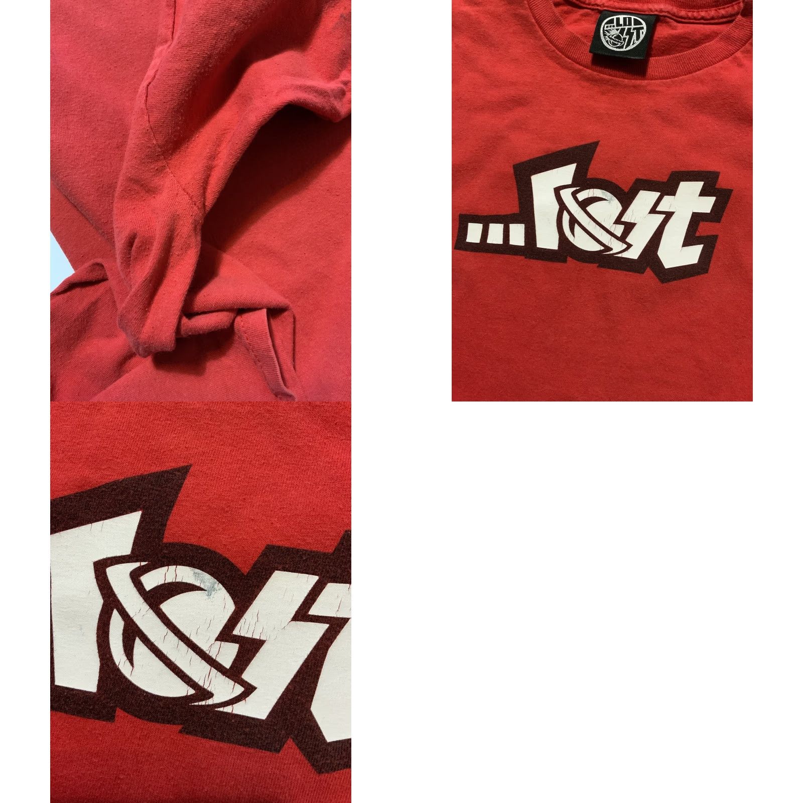 Vintage VINTAGE Lost Enterprises Skateboarding …Lost Planet Graphic Red T-Shirt Sz. M Shirt Mens Medium Red 42 Chest 26 Length Graphic Fade Stains Size US M / EU 48-50 / 2 - 8 Thumbnail